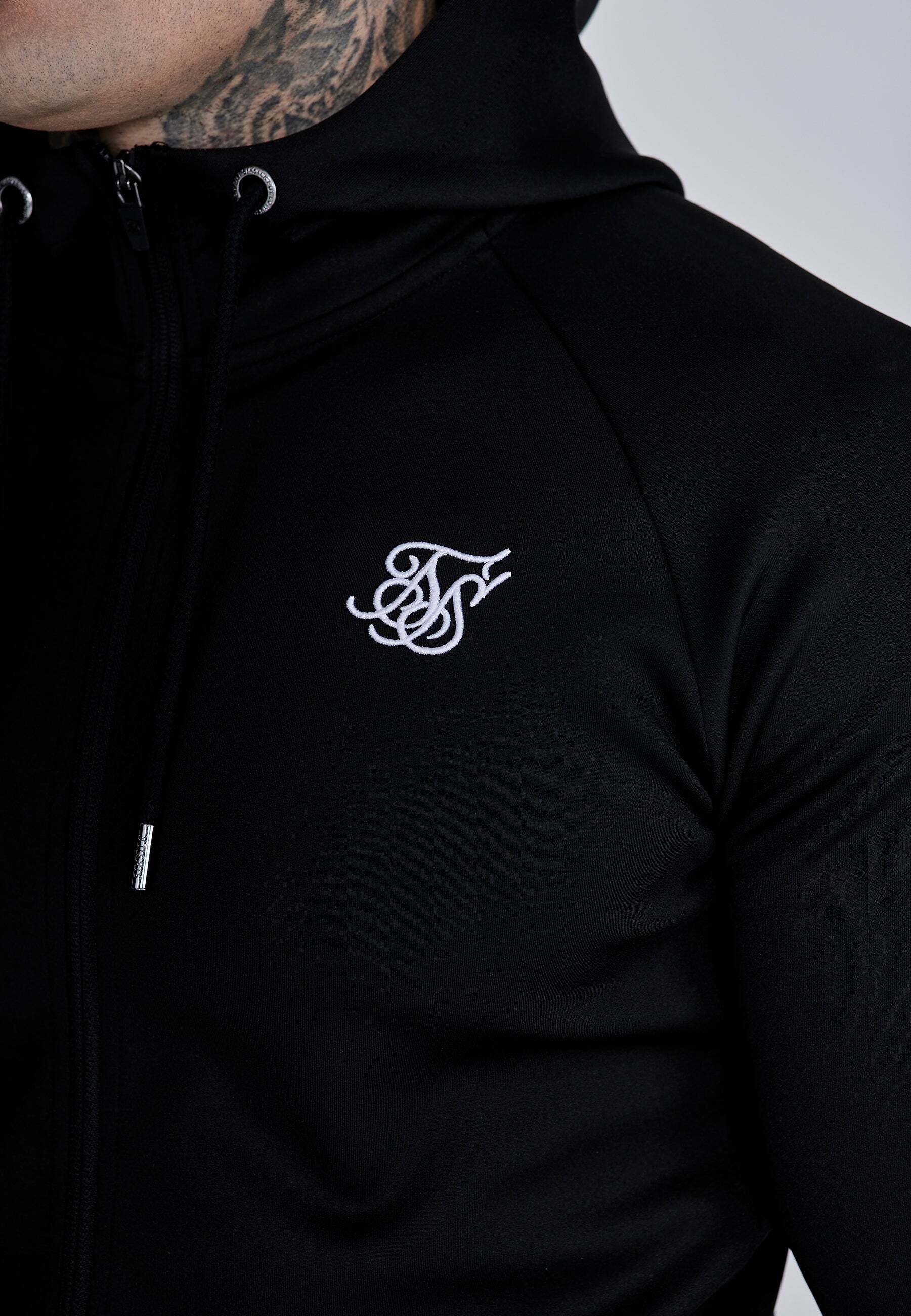 Siksilk Sweatjacke »Siksilk Sweatjacke Essentials Poly FullZip Hoodie«
