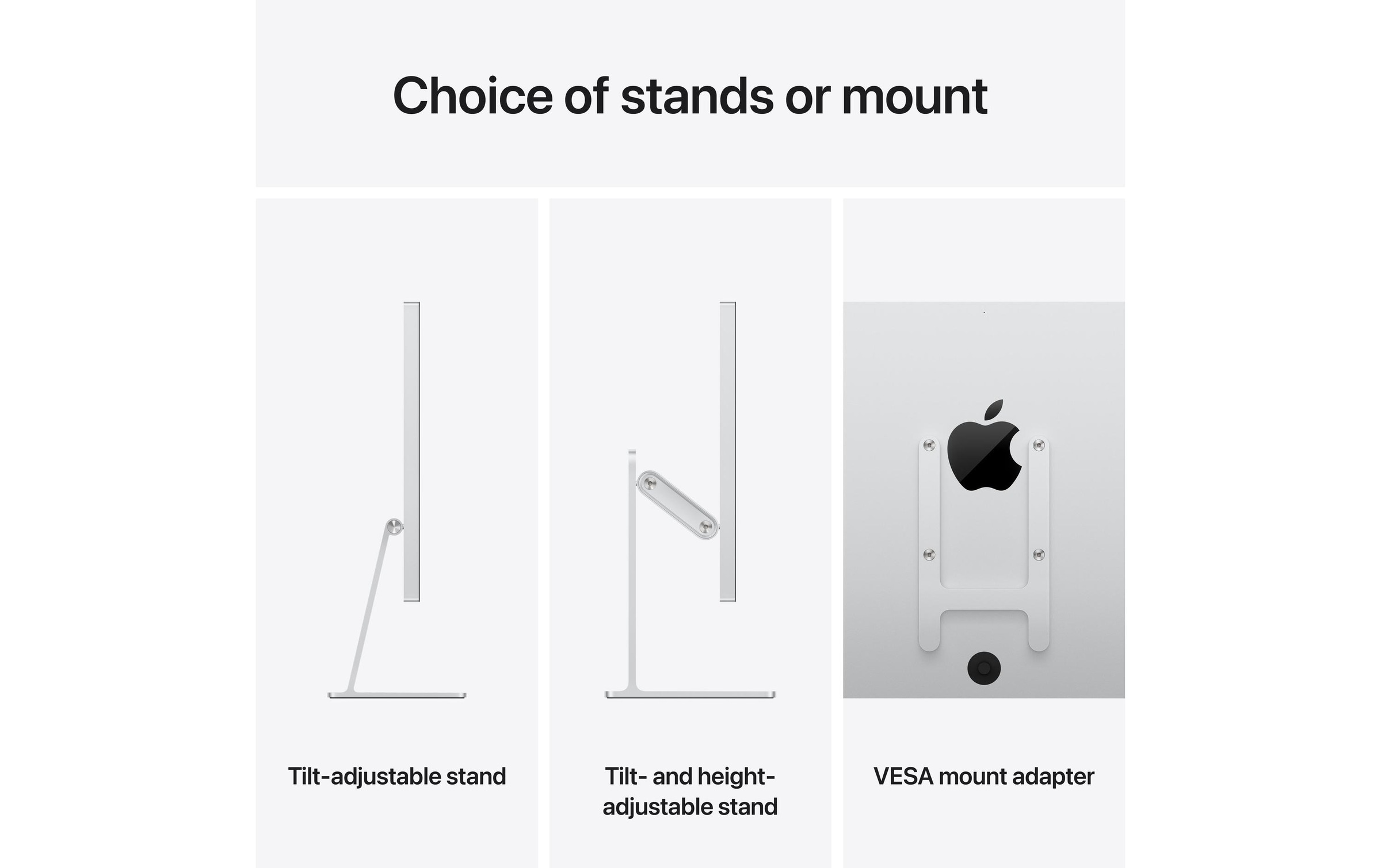 Apple Moniteur LED »27 Studio Display (Height/Tilt-Stand)« 68,58 cm/27 ″  5120 x 2880 px 60 Hz