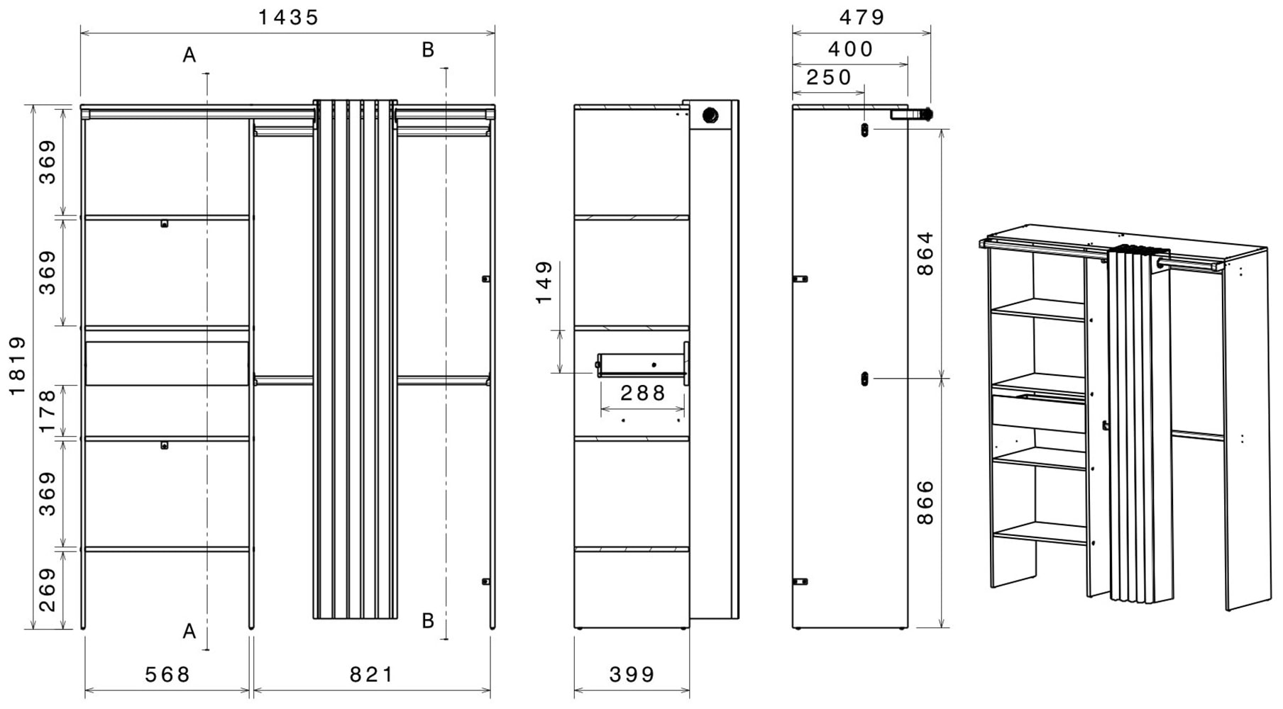 Parisot Jugendzimmer-Set »Parisot Reverse 22« Set, 2 tlg. Schreibtisch ausziehbar-belüftete Spanplatte als Lattenrost verwendbar