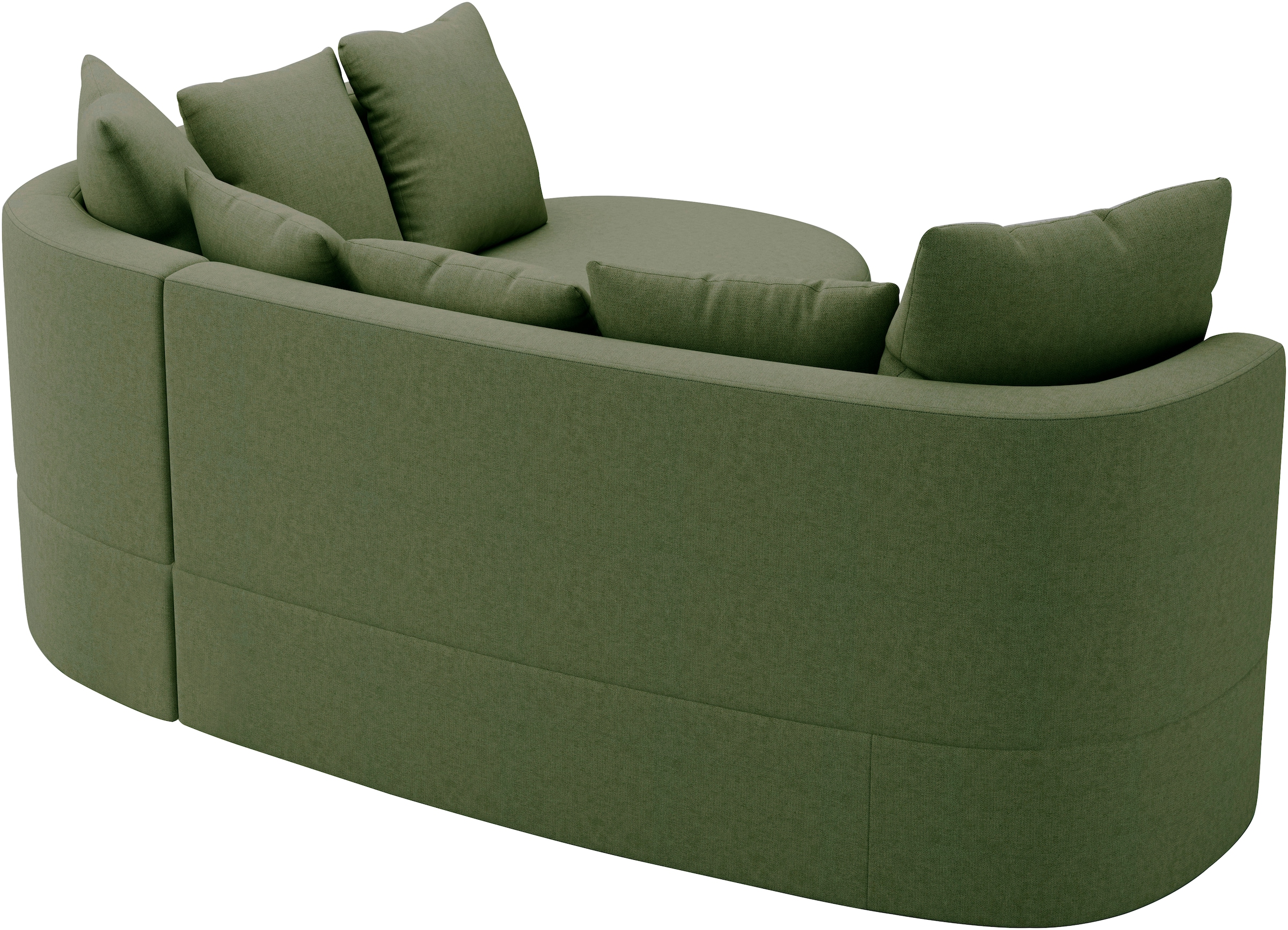 sit&more Canapé d'angle »Samba L-Form« moderne organische Form, inkl. 7 loser Rückenkissen