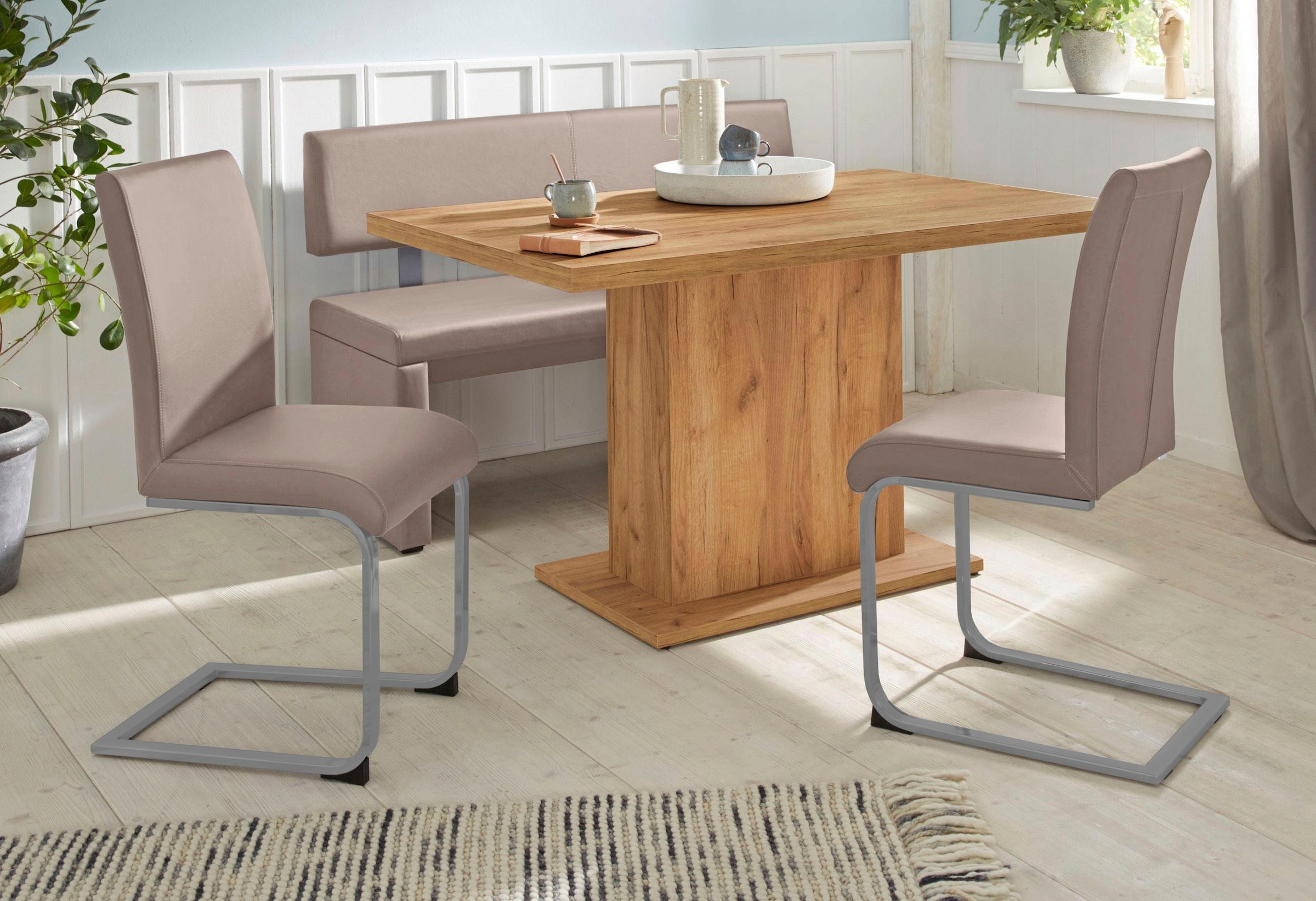 GOODproduct Banc »Charissa« avec dossier, largeur 140, 160 ou 180 cm