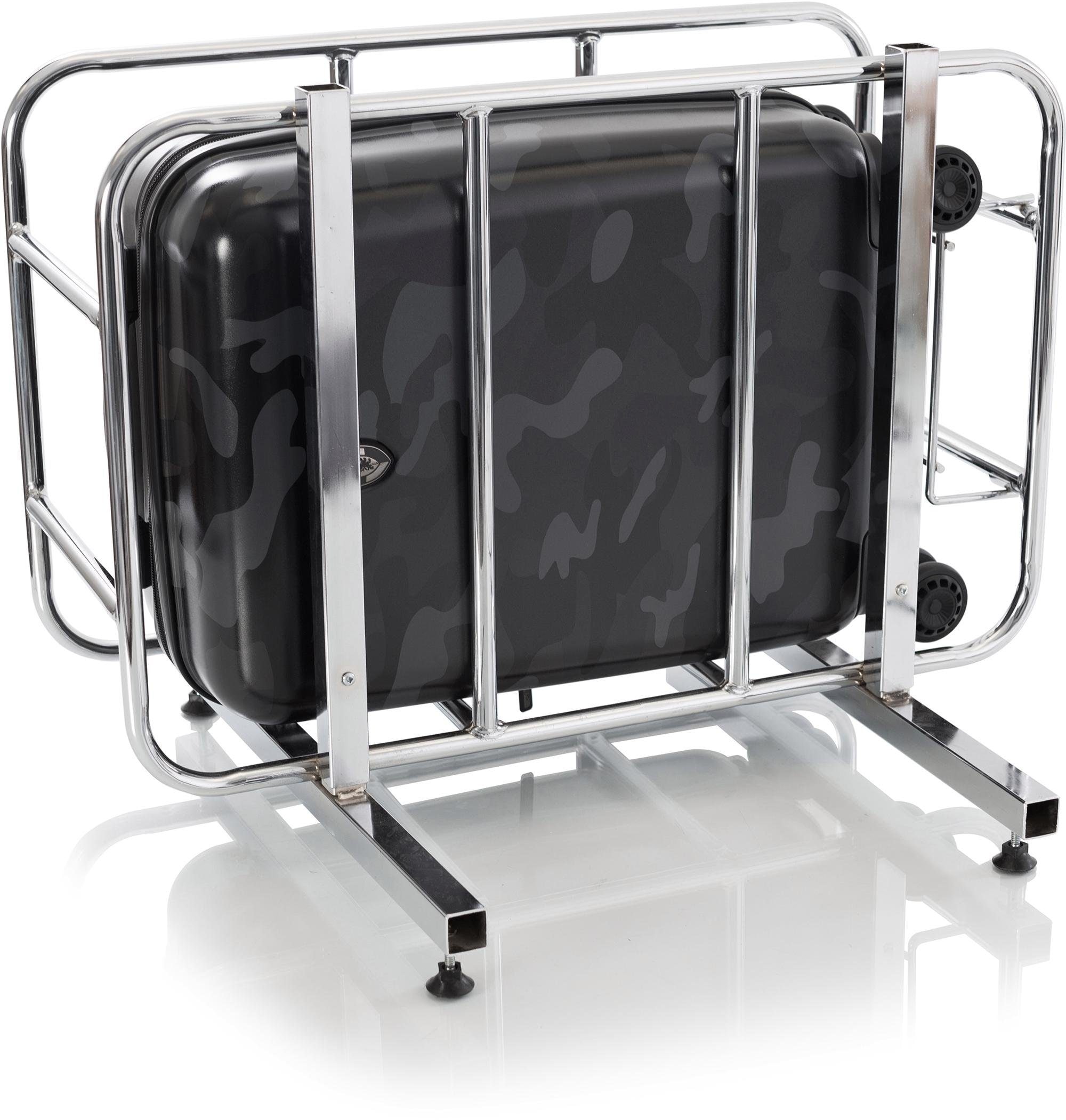 Heys Trolley à coque dure »Black Camo, 53 cm« 40 litre 4 Rollen Heys  Hartschalen-Koffer Volumenerweiterung
