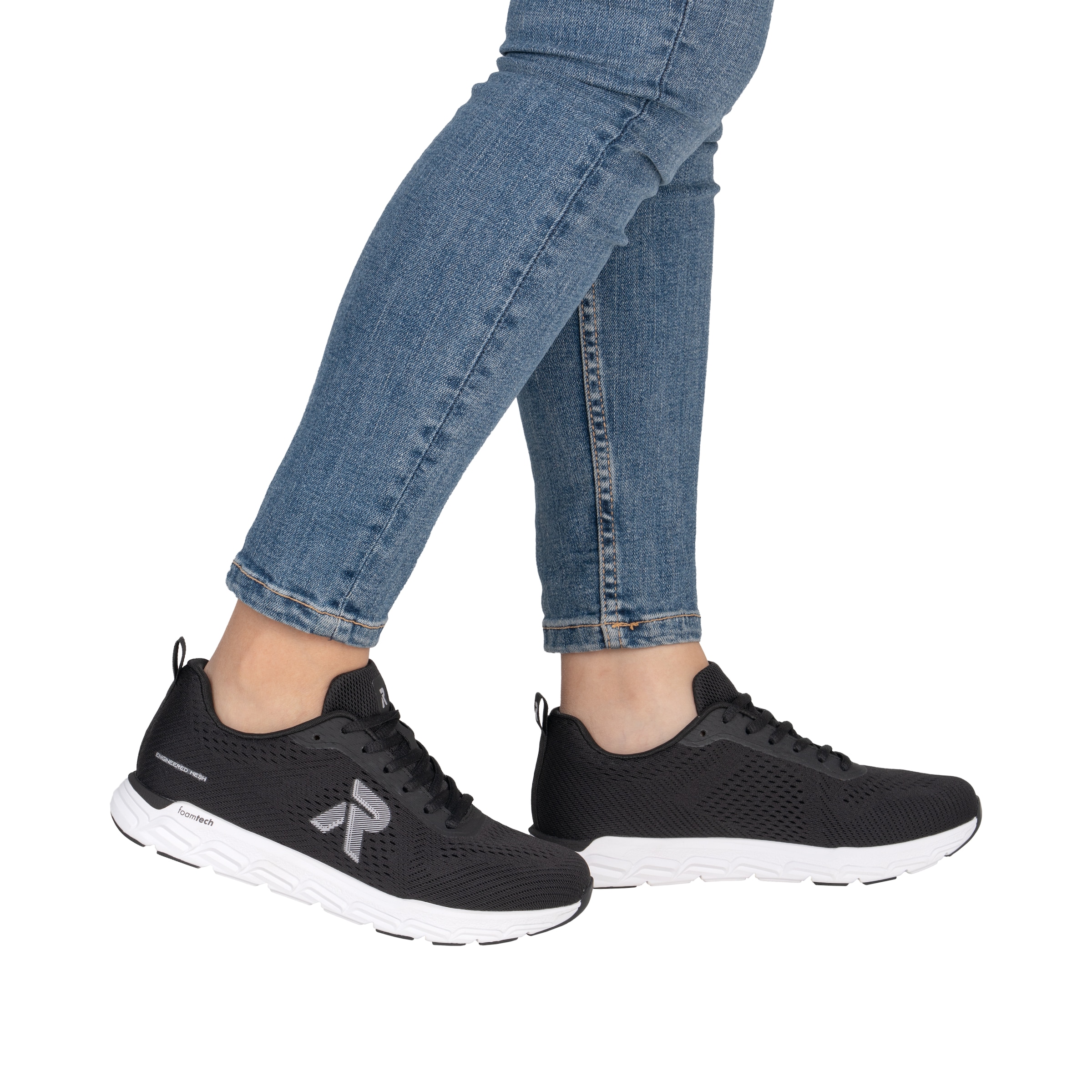 RIEKER Sport Sneakers  Chaussure de loisirs, chaussure basse, chaussure à lacets avec semelle intérieure amovible
