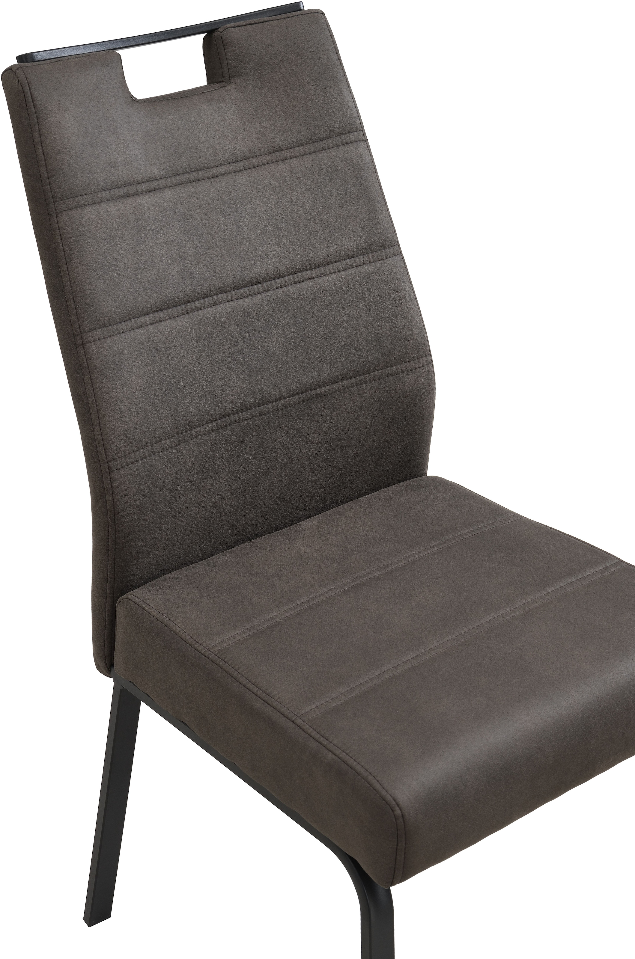 HELA Chaise à 4 pieds »ELVAS« () 1 cuislargeur d'assise XL, avec ressorts, charge max 140kg, look vintage