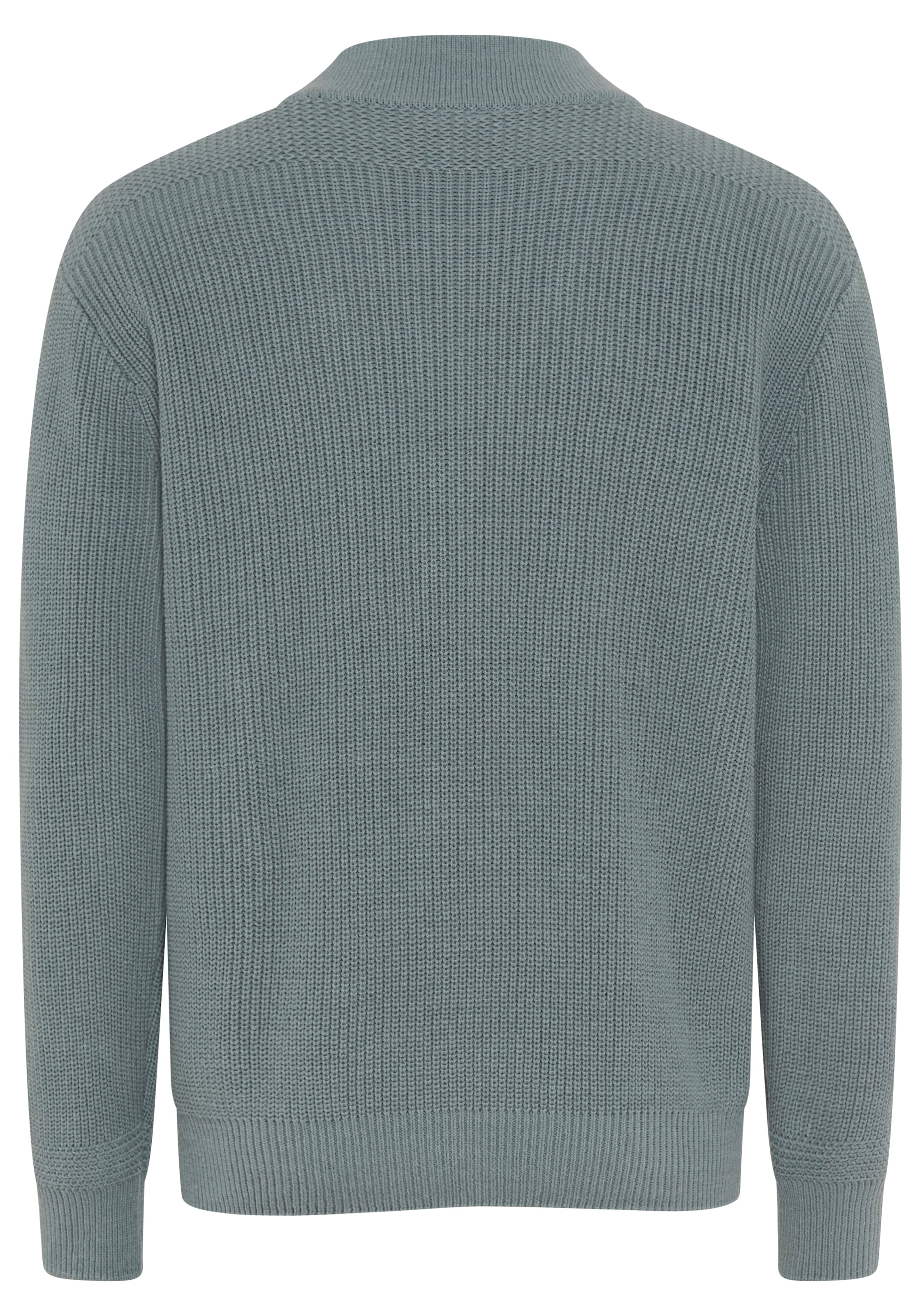 KangaROOS Pull en tricot avec col montant, coupe regular fit, en coton, manches longues