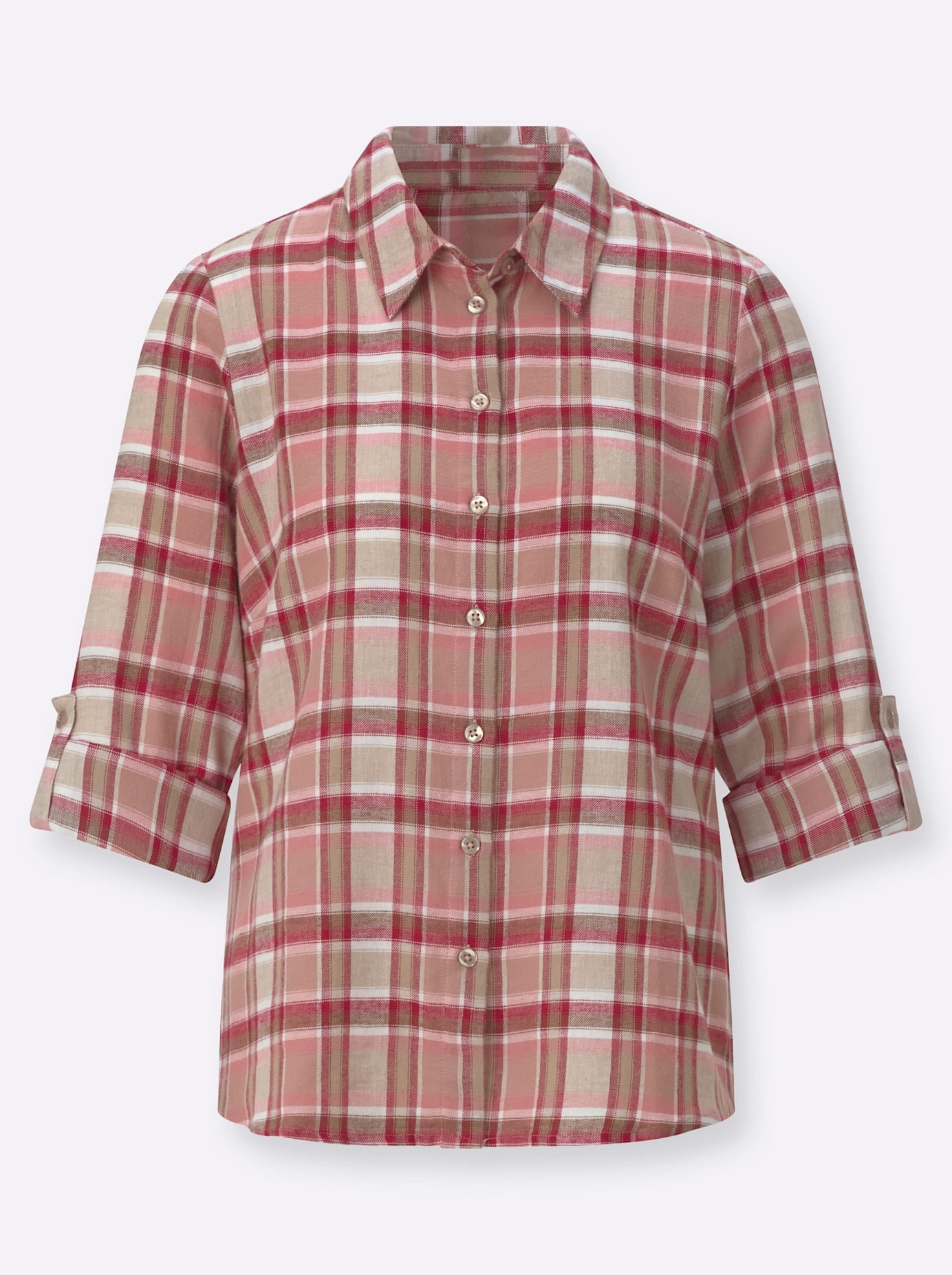 Casual Looks Blouse en flanelle