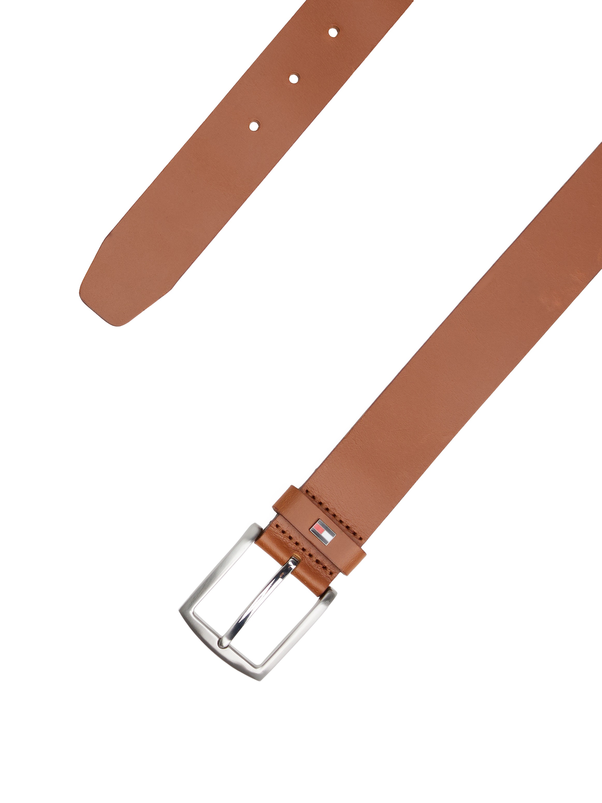 Tommy Hilfiger Ledergürtel »DENTON 3.5  cm breit EXT« Einfachdornschliesse, Metalllogo