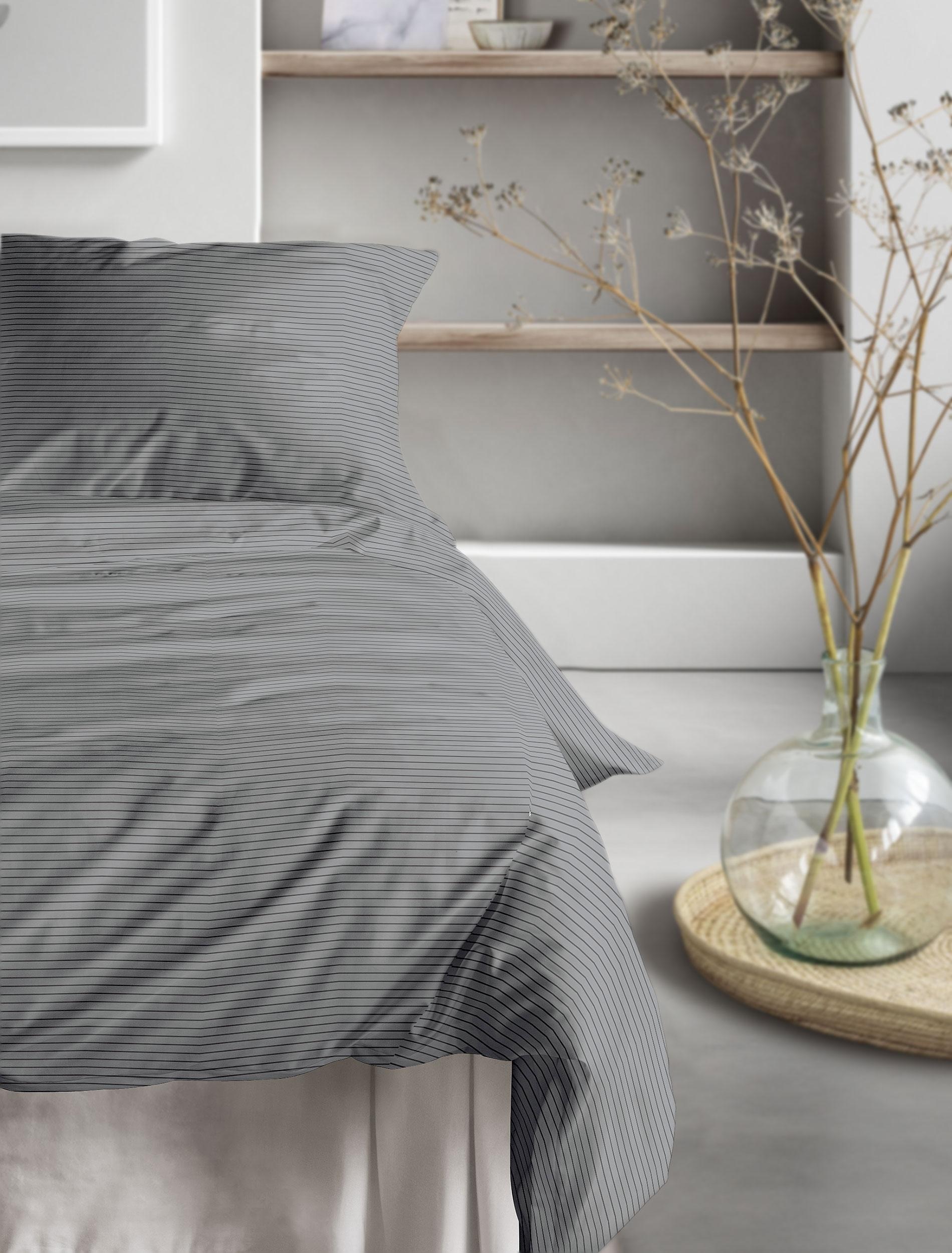 Irisette Linge de lit »Tokio 8607« 2 cuis brillance soyeuse, particulièrement douce et agréable pour la peau