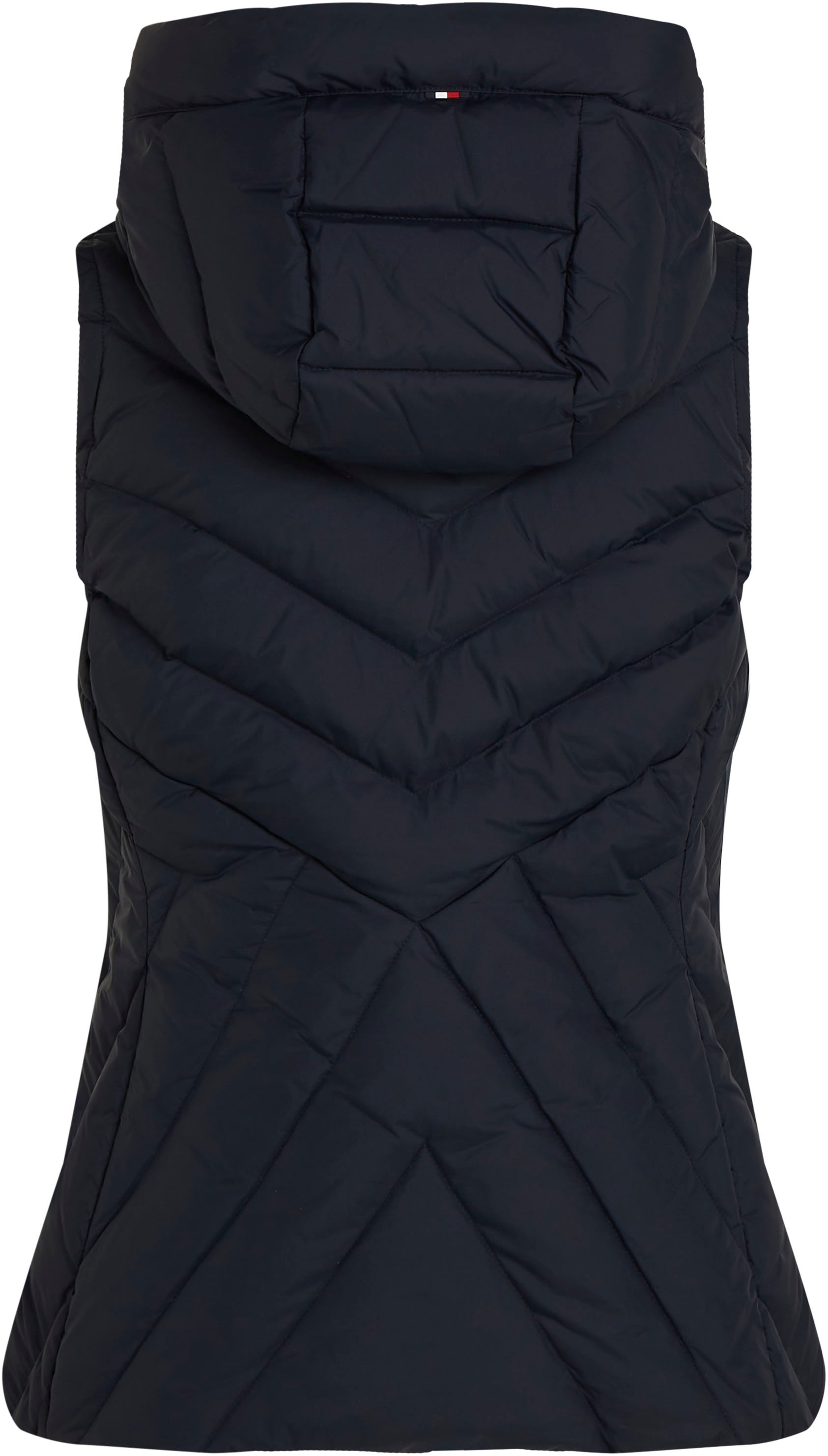 Tommy Hilfiger Gilet matelassé »CHEVRON MW PADDED VEST« mit mittelstarker Wattierung und Tommy Hilfiger Markenlabel
