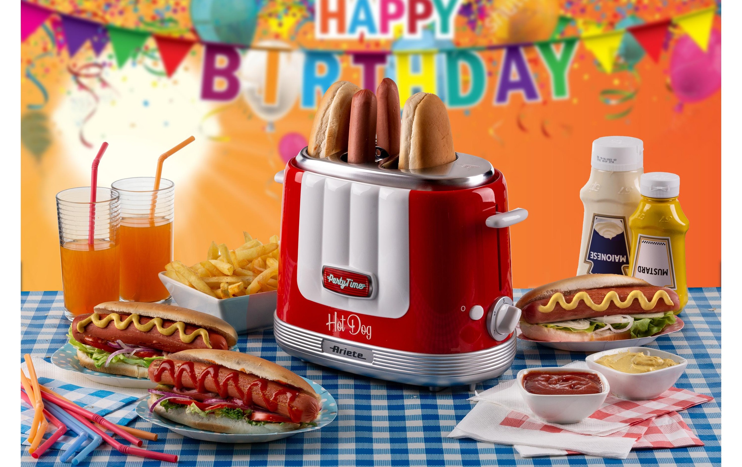 Ariete Appareil à hot-dogs »Ariete Party Time« 650 W