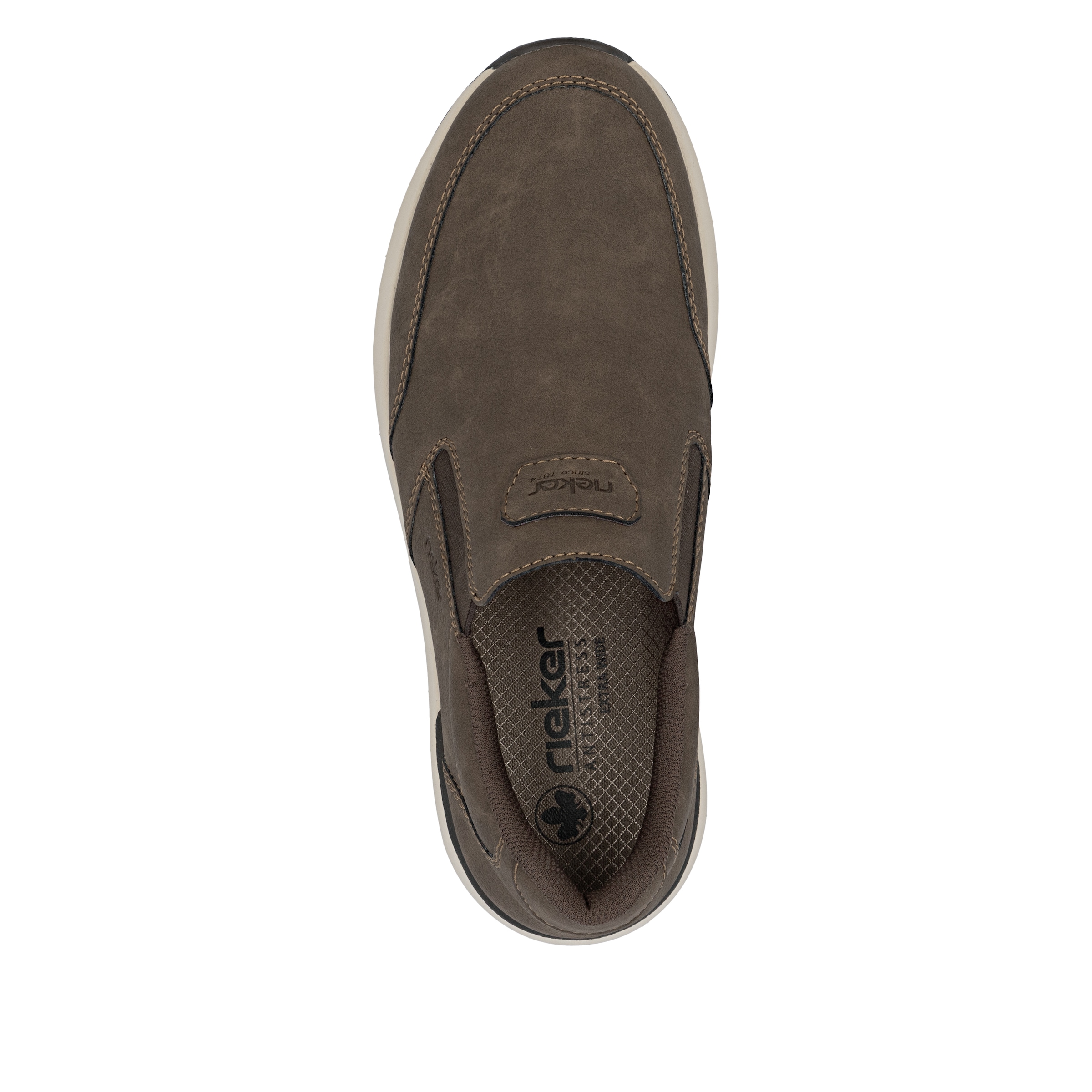 Rieker Slipper  chaussure à enfiler, demi-bottine, sneaker slip-on avec coutures décoratives