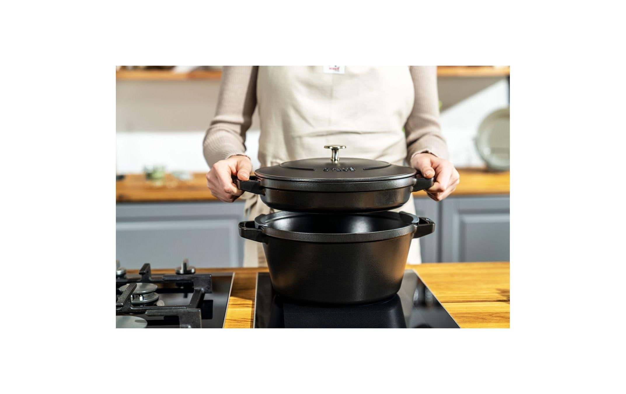 STAUB Set de casseroles »Cocotte 3-teilig, 24 cm, 6,1 l«