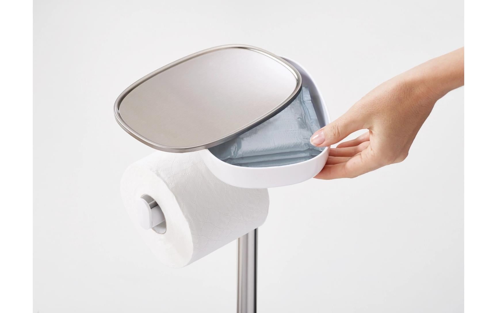 Joseph Joseph Garniture de WC »EasyStore™« mit integrierter Flex Toilettenbürste, 74 cm Höhe