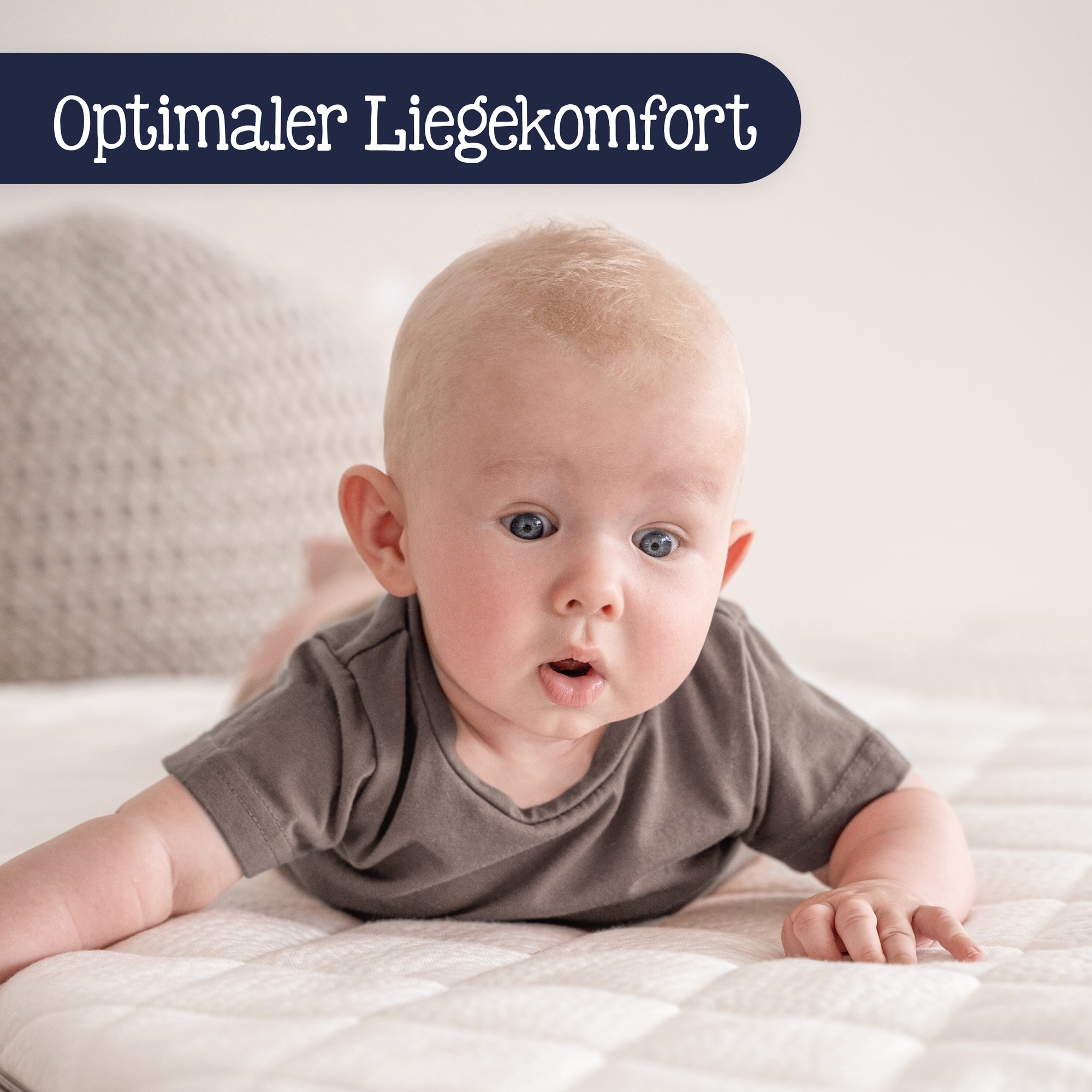 Julius Zöllner Matelas pour enfants »Travelsoft Premium, Matratze 120x60 cm Ideal für Reisen!« 5 cm hoch 1 cuis tlg. rollbare Reisebettmatr., Grösse: 60x120 cm