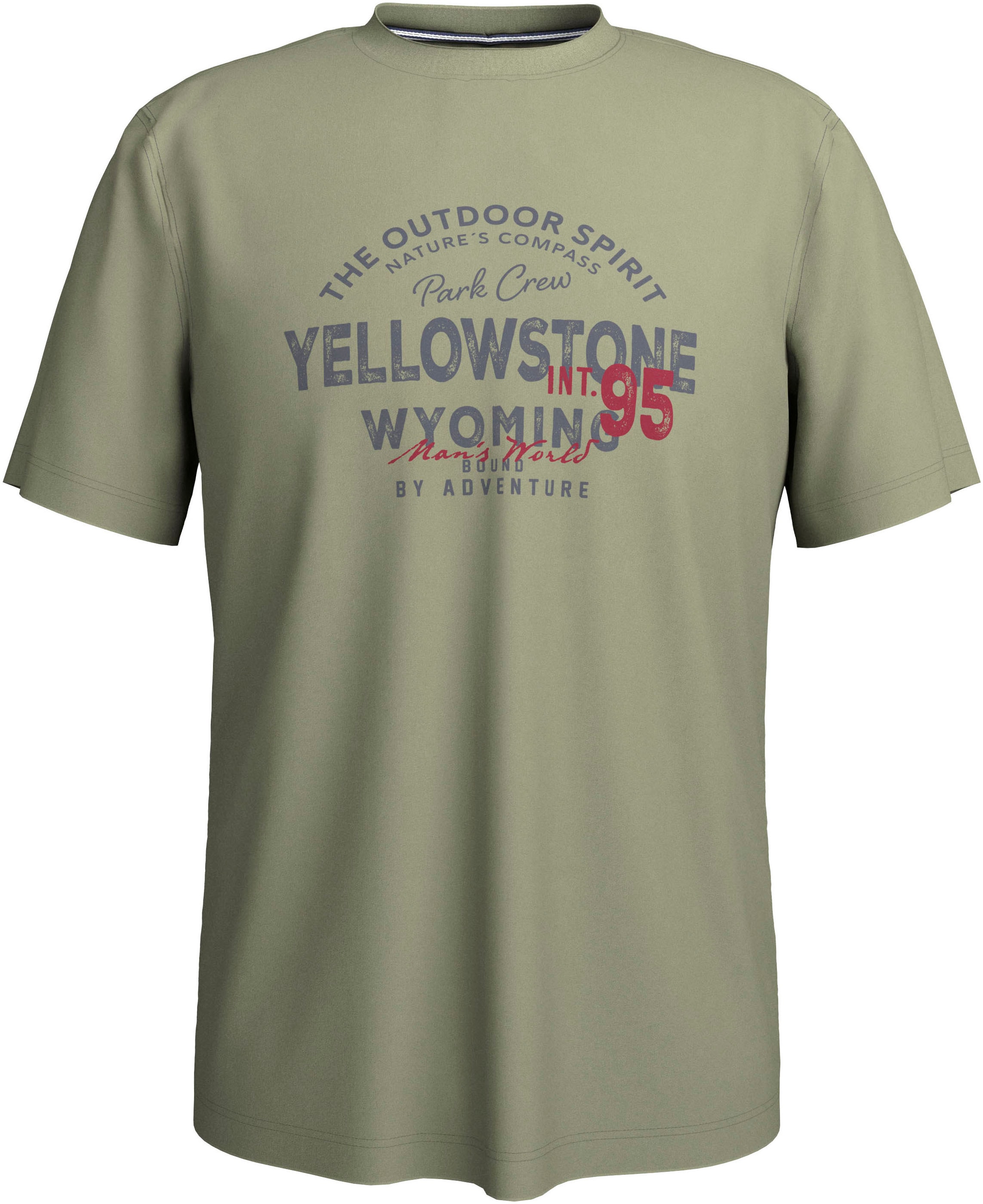 Man's World Shirt à col rond »Neue Kollektion!« mit Print