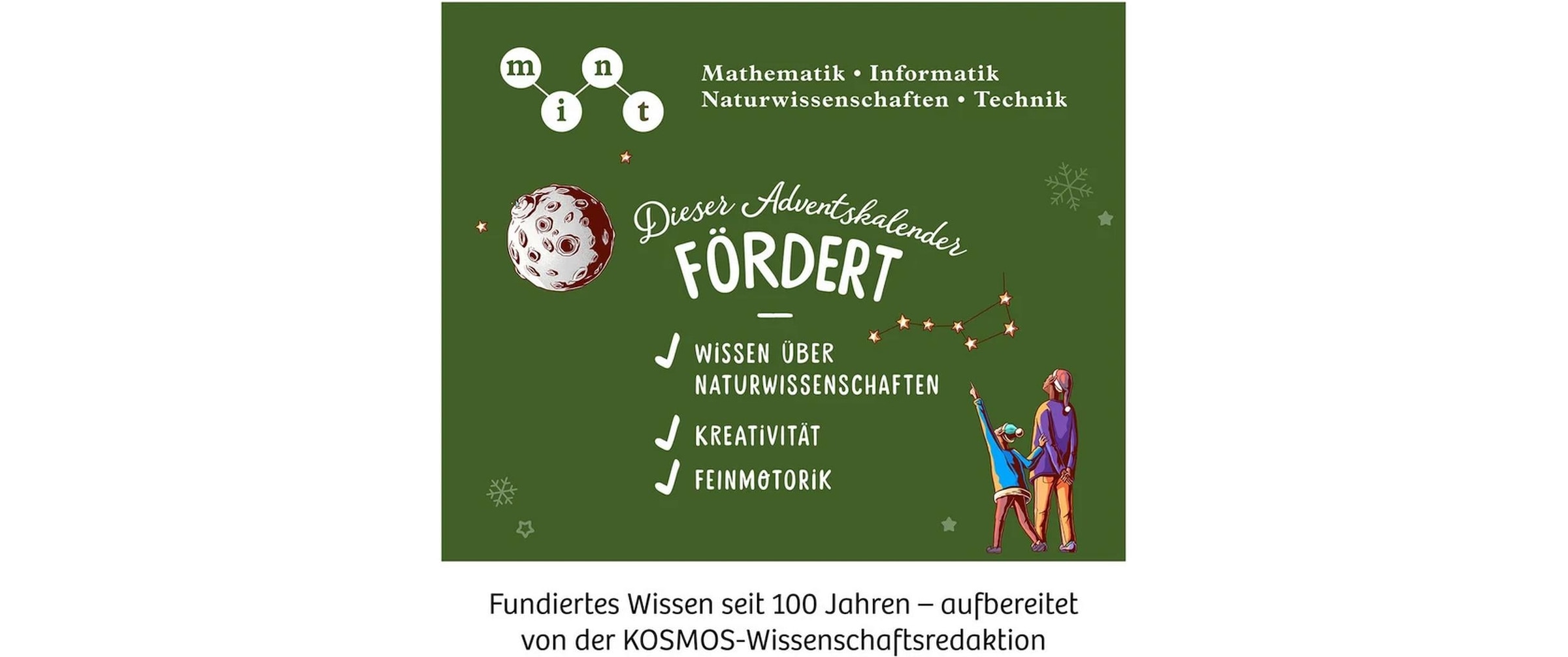 Kosmos Jouet calendrier de l'Avent »Experimente Adventskalender 2026 24 Forscher-Experimente«