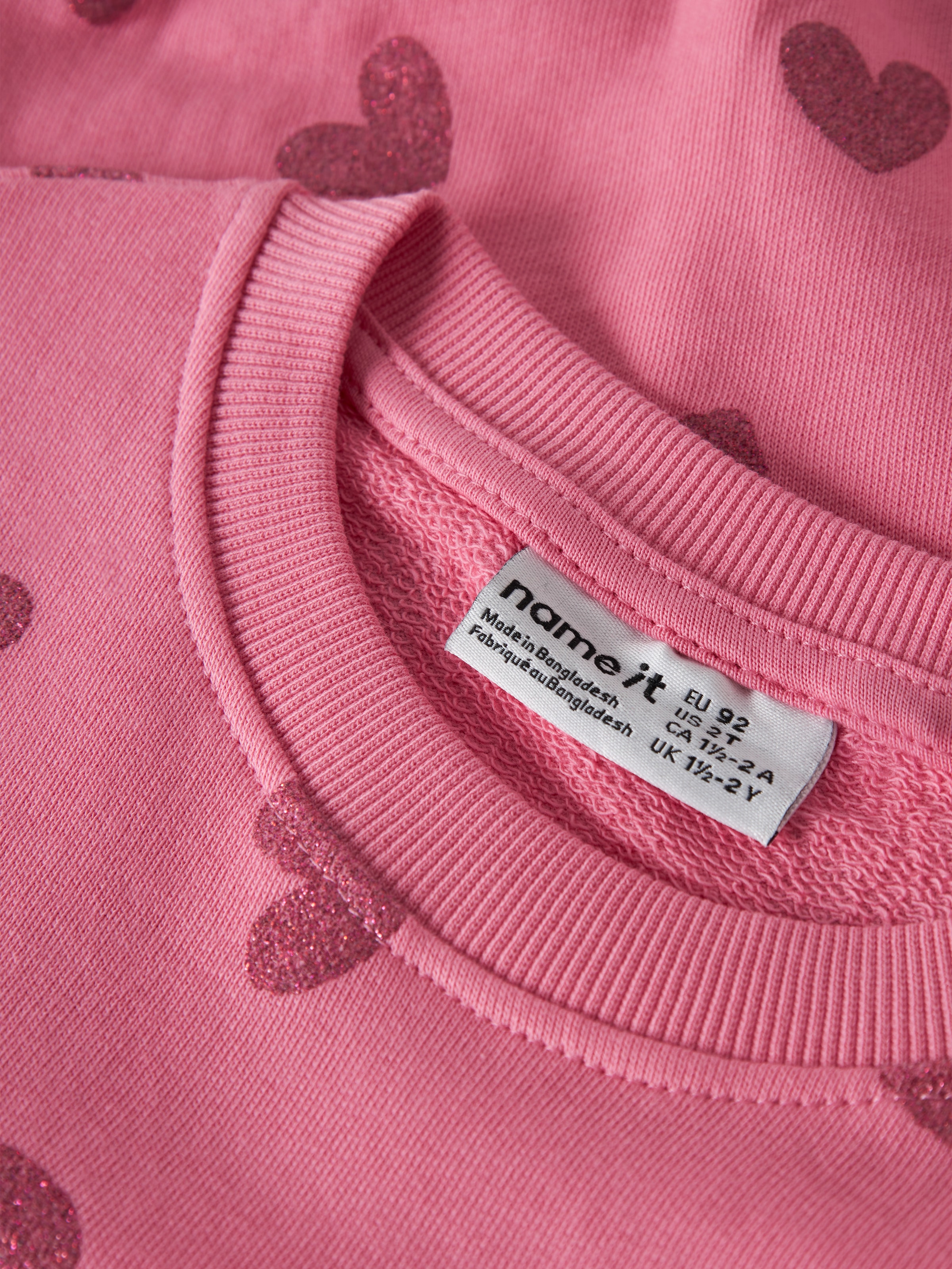 Name It Sweat-shirt »NMFVILUBA LS NREG SWEAT UNB«, Coton, coupe regular fit
