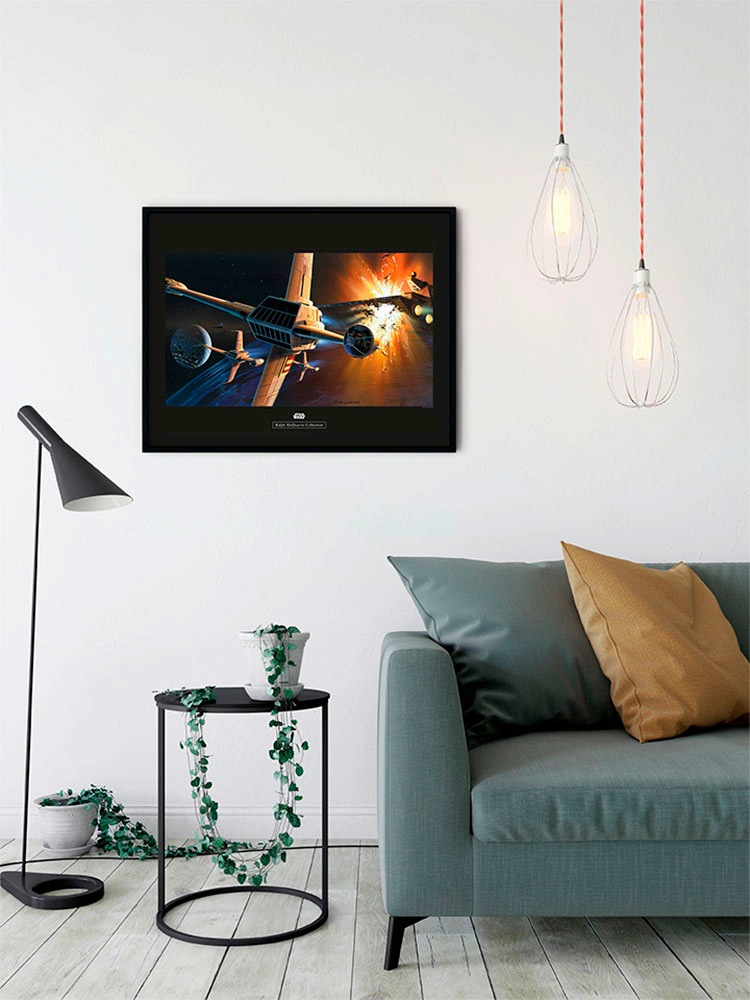Komar Image »Star Wars Classic RMQ Endor Orbit War« 1 cuis tlg. Wandbild zur Dekoration im Kinderzimmer - ohne Rahmen
