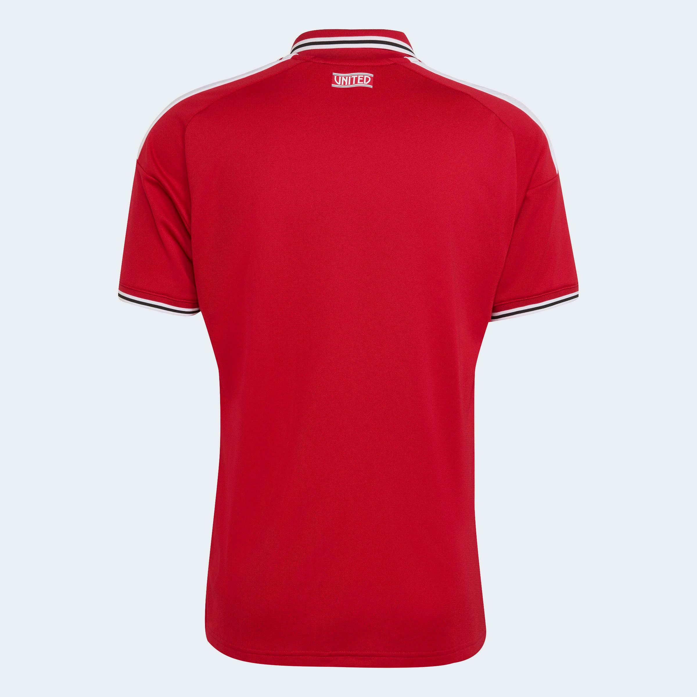 adidas Performance Maillot de foot »MUFC H JSY« mit schmaler Passform, mit gestreiftem Kragen und Bündchen