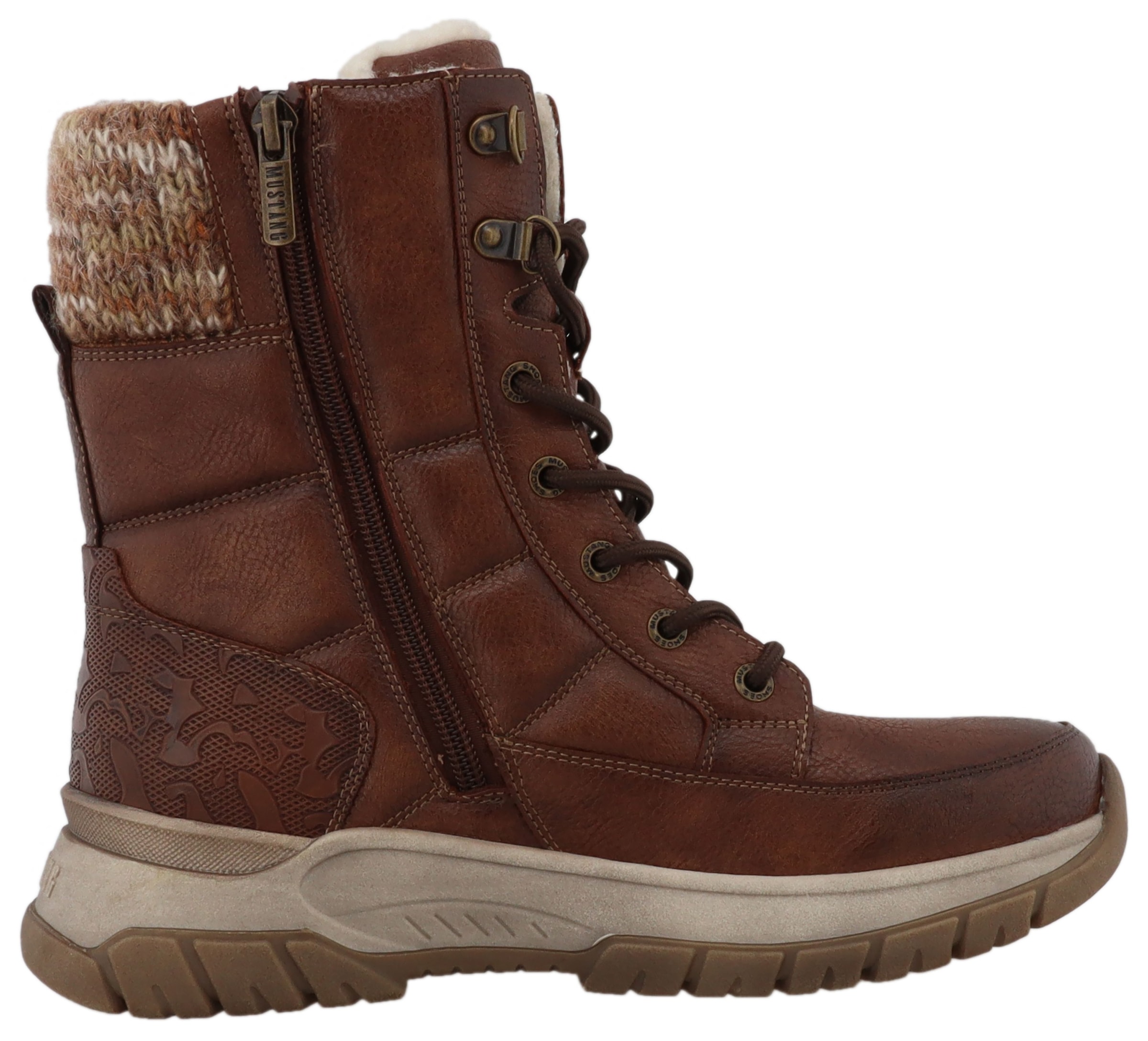Mustang Shoes Bottes d'hiver »Raissa«  bottines à lacets, bottes d'hiver avec membrane TEX