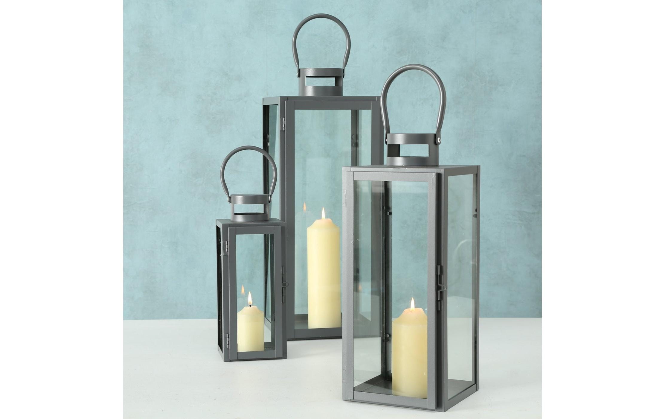 BOLTZE Lanterne à bougie »Arana 3-teilig«