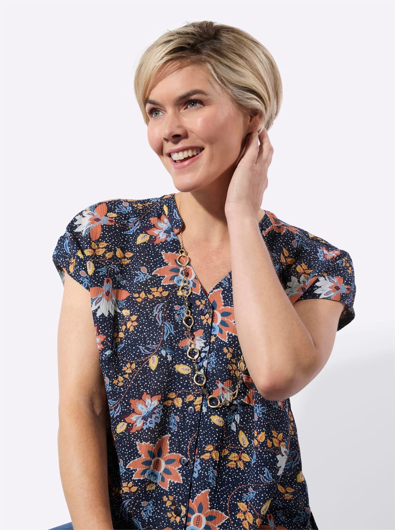 Classic Basics Blouse à pression