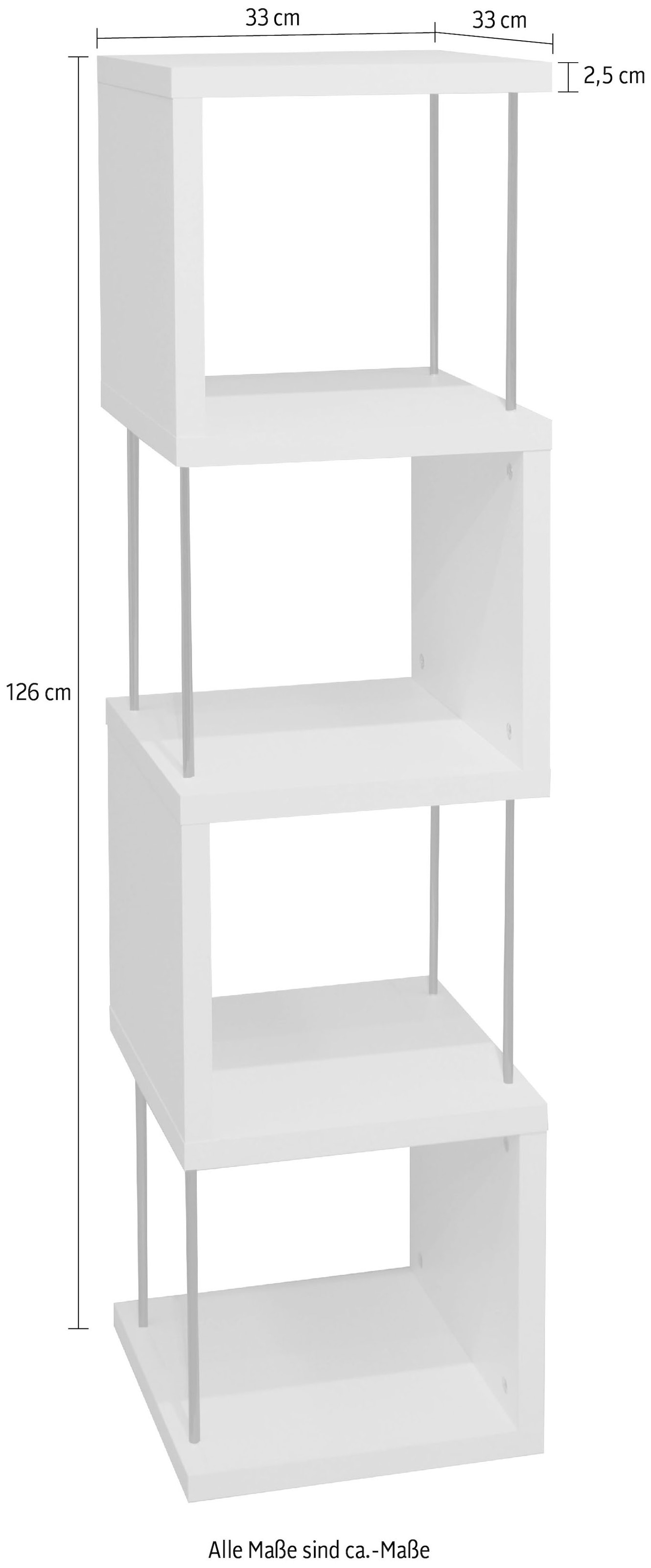 Mäusbacher Standregal »Sticks Regale« Breite 33 cm