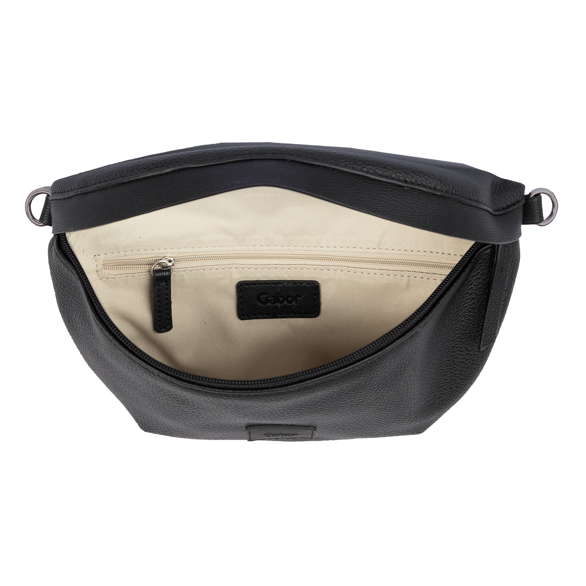 Gabor Bauchtasche »Elfie« aus fein genarbtem, glattem Kunstleder und mit einem Logo Rubber Patch