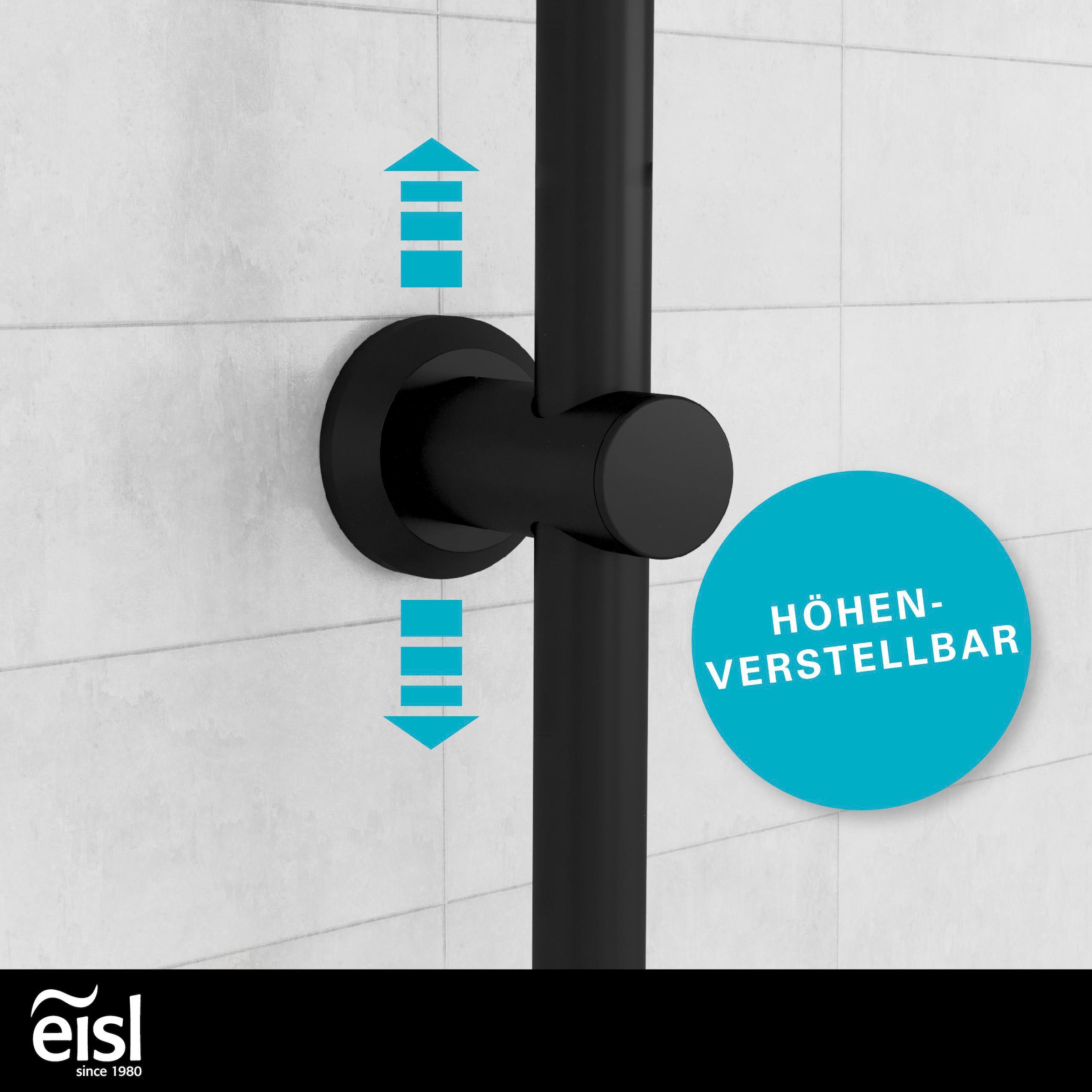 Eisl Brausegarnitur »EASY ENERGY« 1 Stk. tlg. Höhenverstellbar / Antikalk-Noppen / Edelstahl
