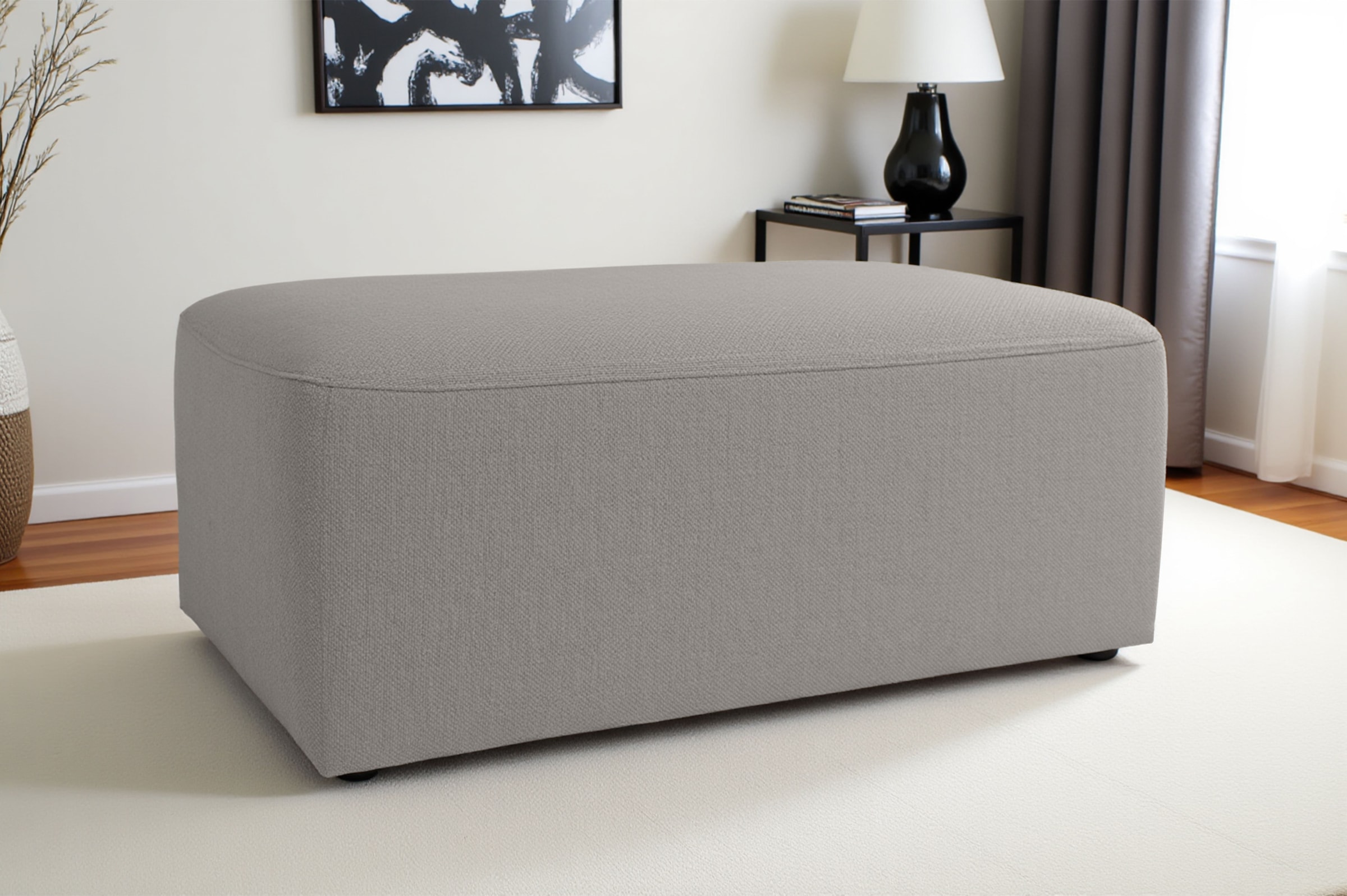 GOODproduct Polsterhocker »Koa, Hocker, passend zur Modulserie KOA« in Webstoff, weicher Lounge-Sitzkomfort