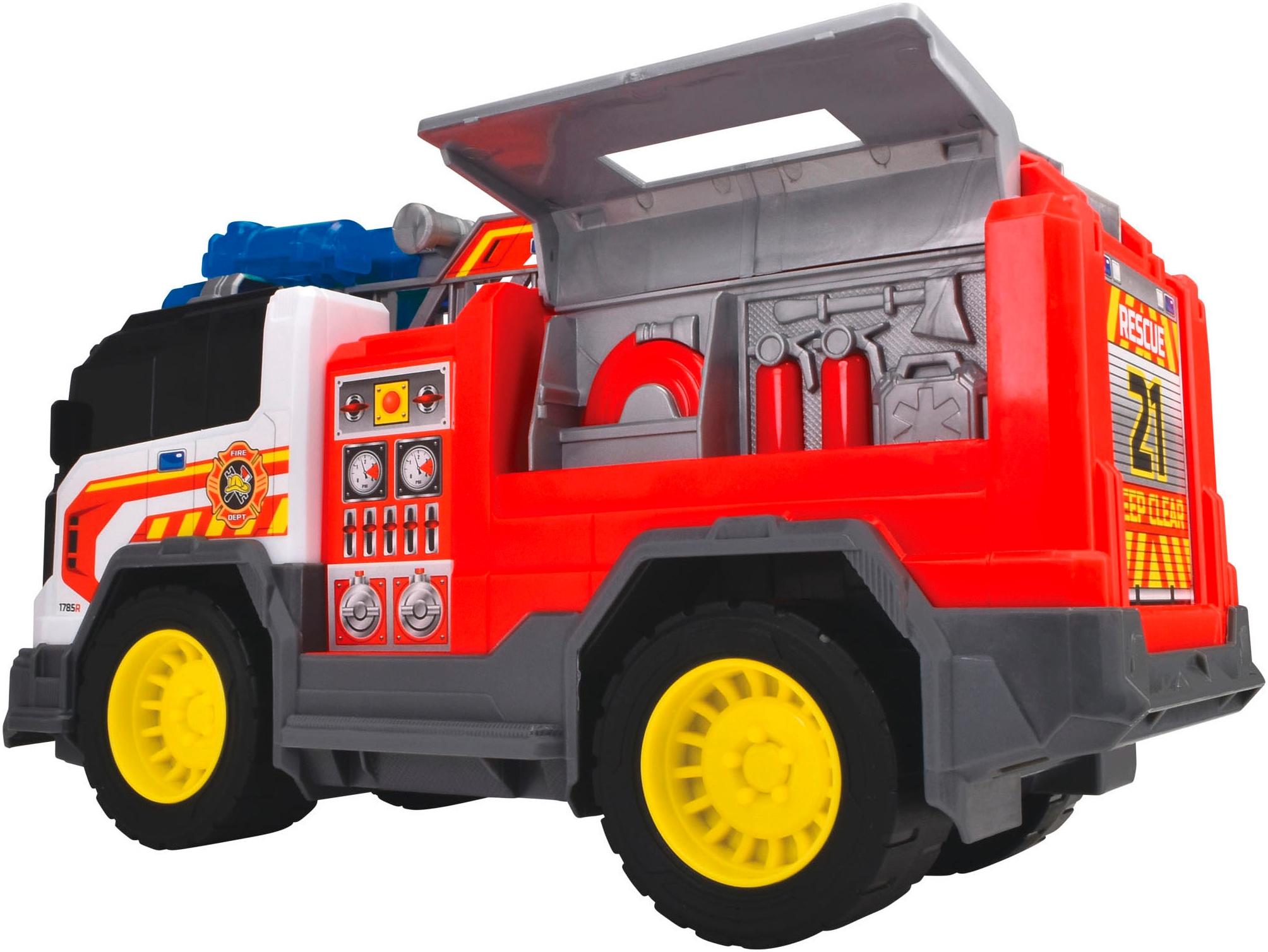 Dickie Toys Jouet pompier »Fire Rescue Unit« mit Licht und Sound