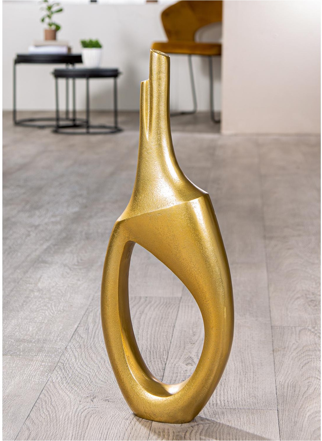 GILDE Vase de sol »Lochvase, "Haydon", Aluminium«