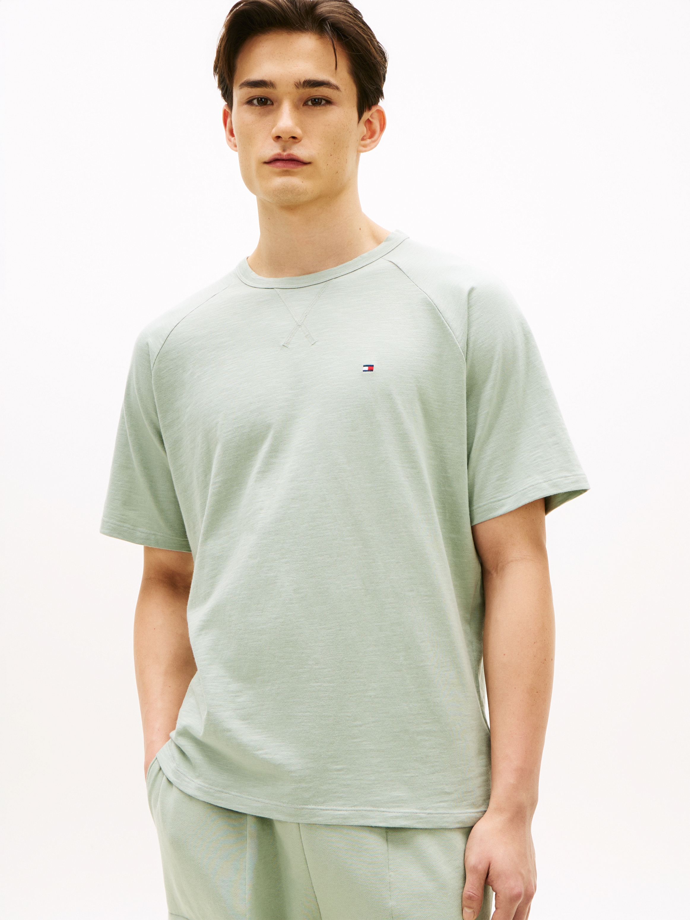Tommy Hilfiger Underwear T-shirt structuré, avec manches raglan