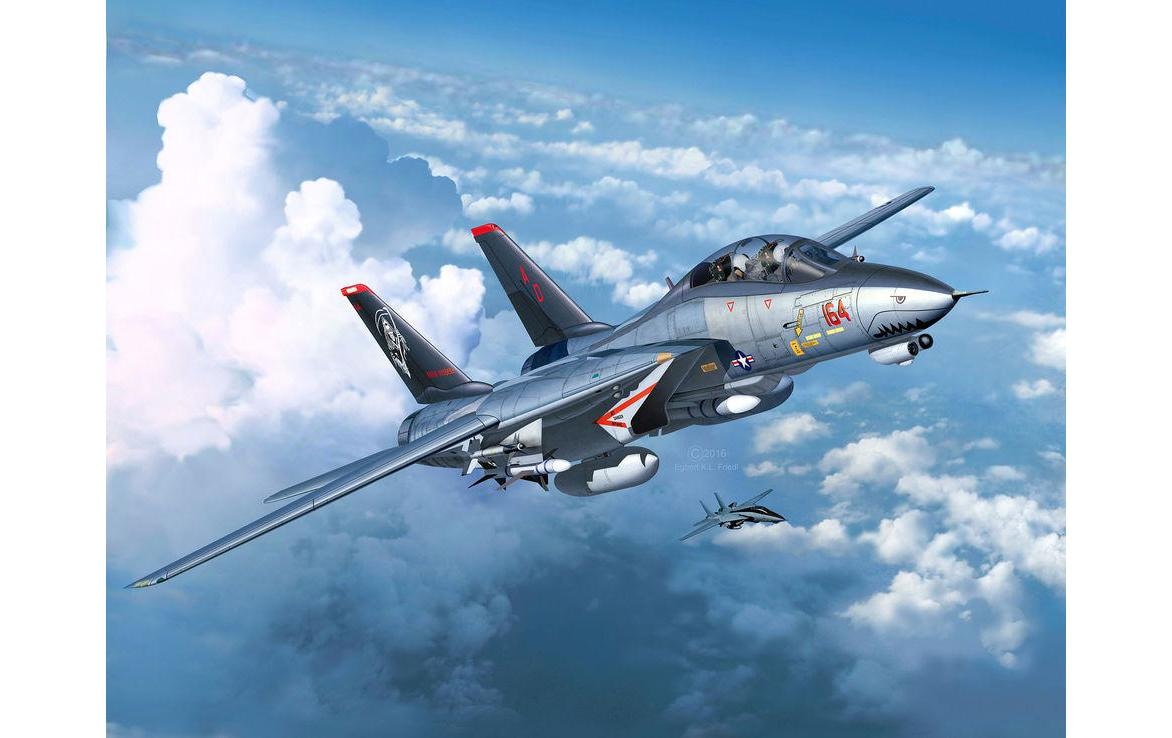 Revell® Modellbausatz »Bausatz Grumman F-14D Super Tomcat 1:72« 111 Stk. tlg. 1:72