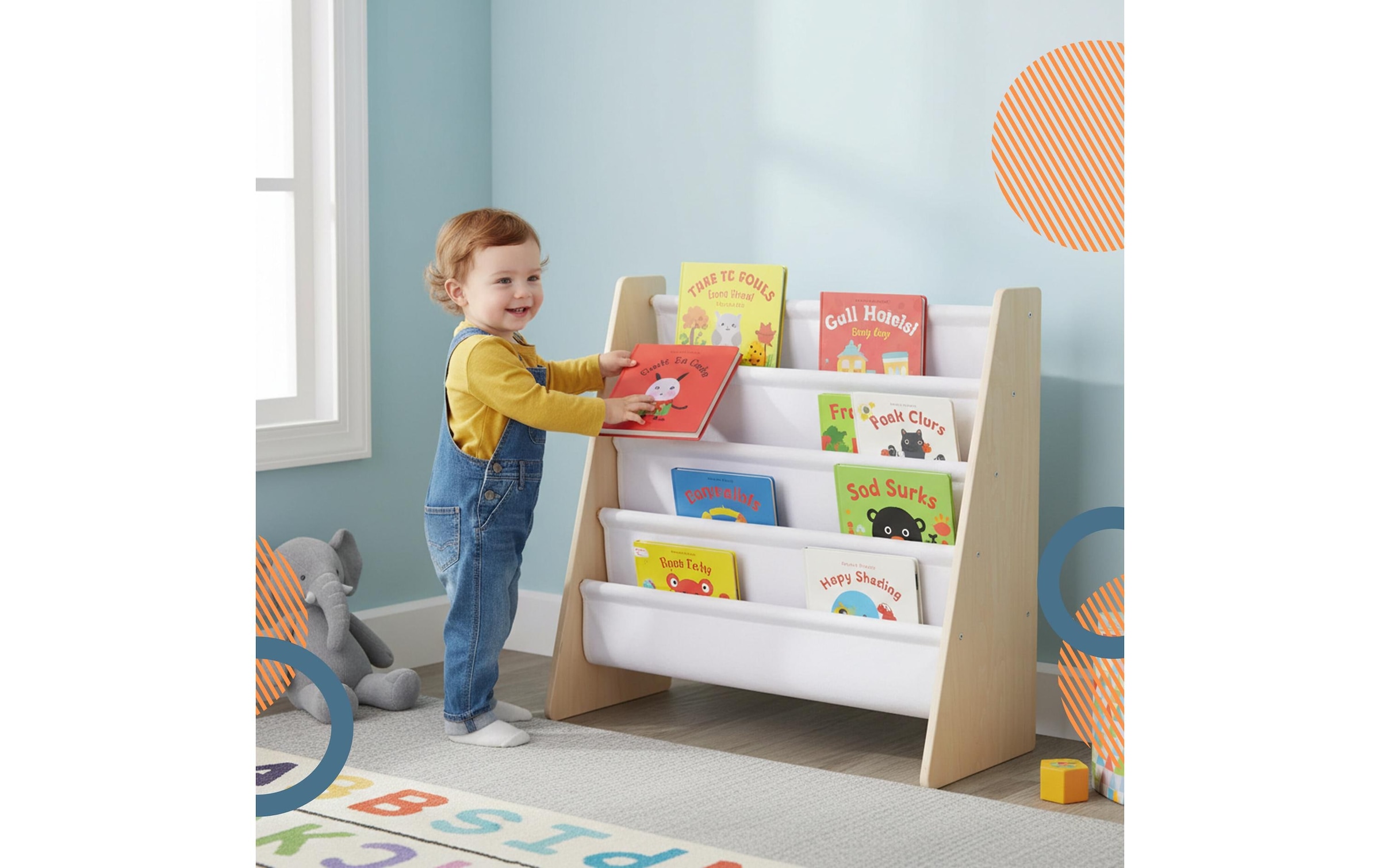relaxdays Kinderregal »Sperrholz Kiefer«