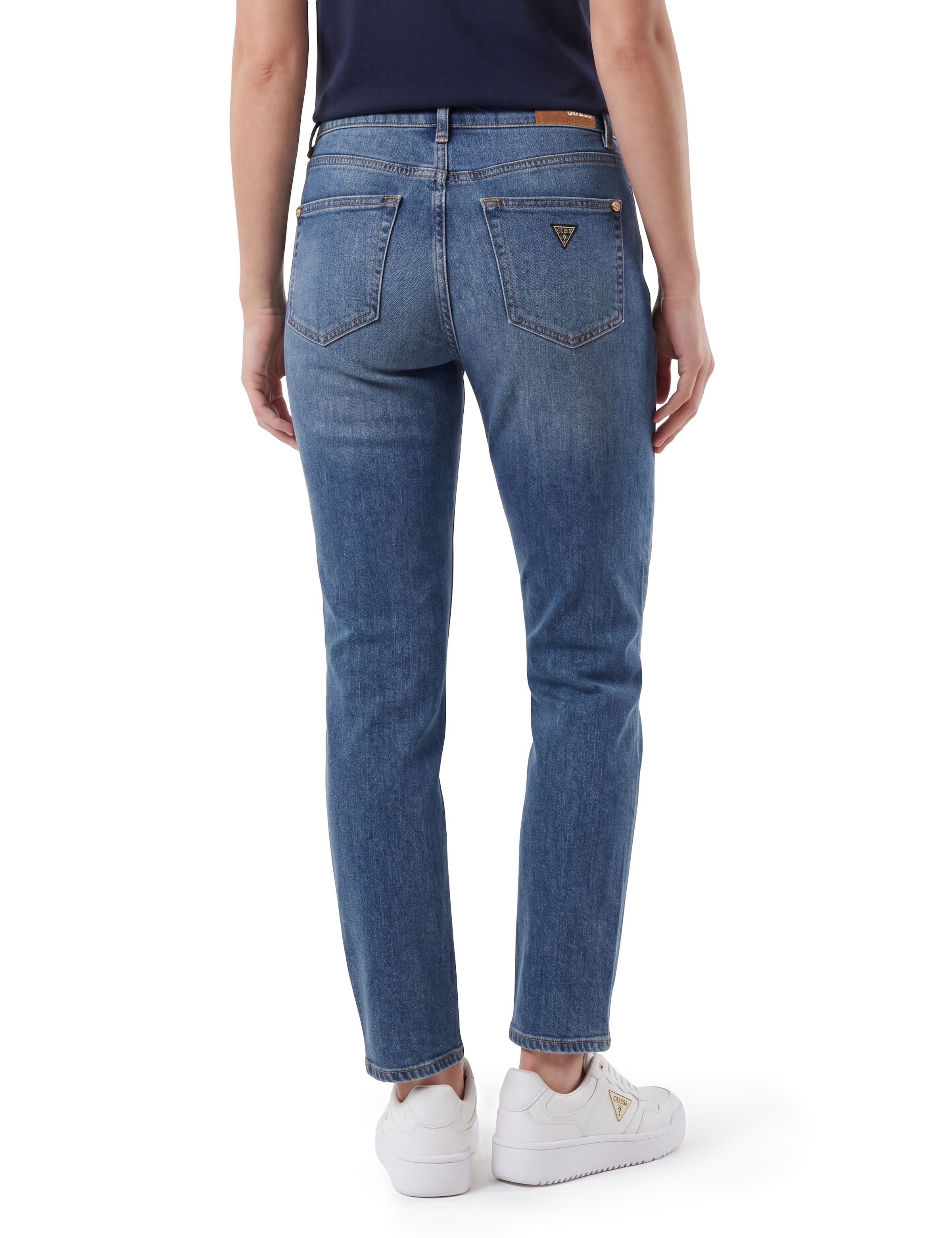 Guess Mom-Jeans »NEW MOM« aus Baumwollmix mit Stretch