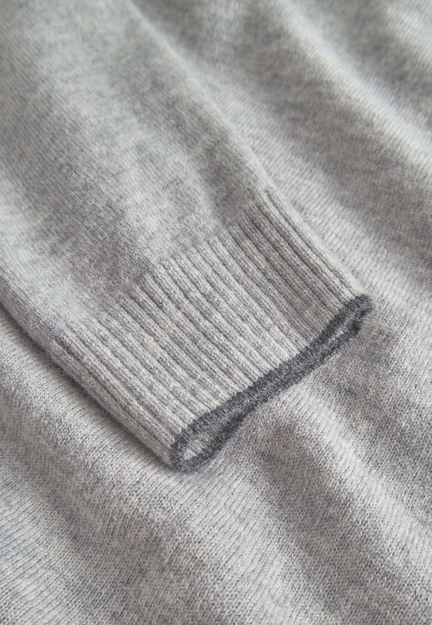 colours & sons Strickpullover »colours & sons Pullover Roundneck-Merino Blend«