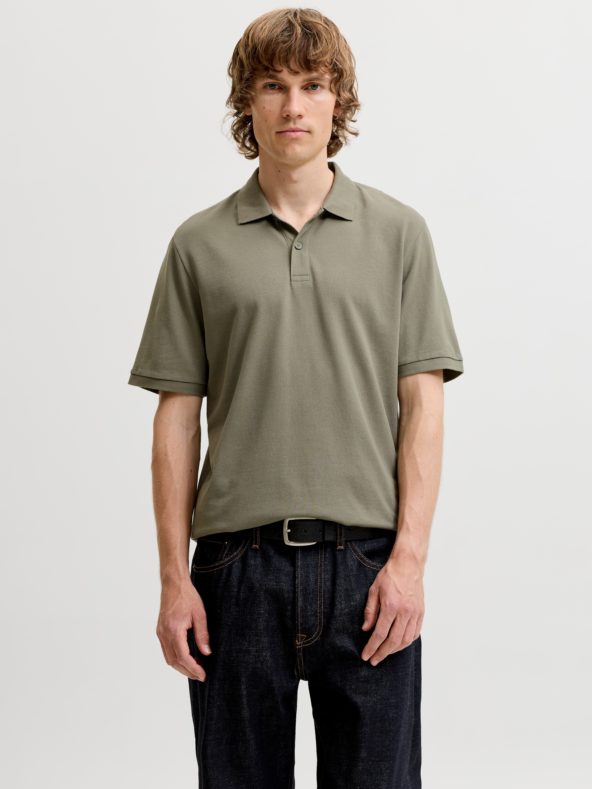Jack & Jones Polo »JJKANE POLO SS 2PK MP« Paquet, 2 mélange coton, coupe régulière