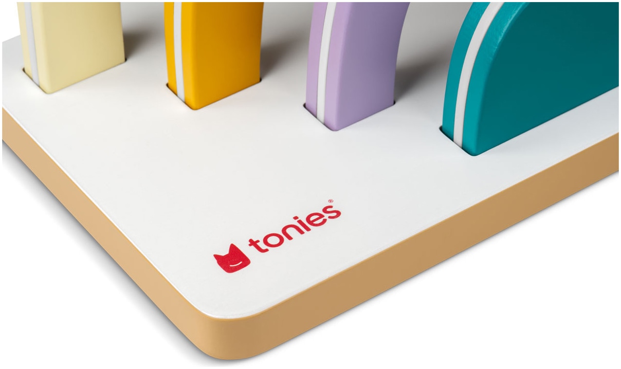 tonies Étagère pour enfants »Standregal - Regenbogen« für bis zu 40 Tonies