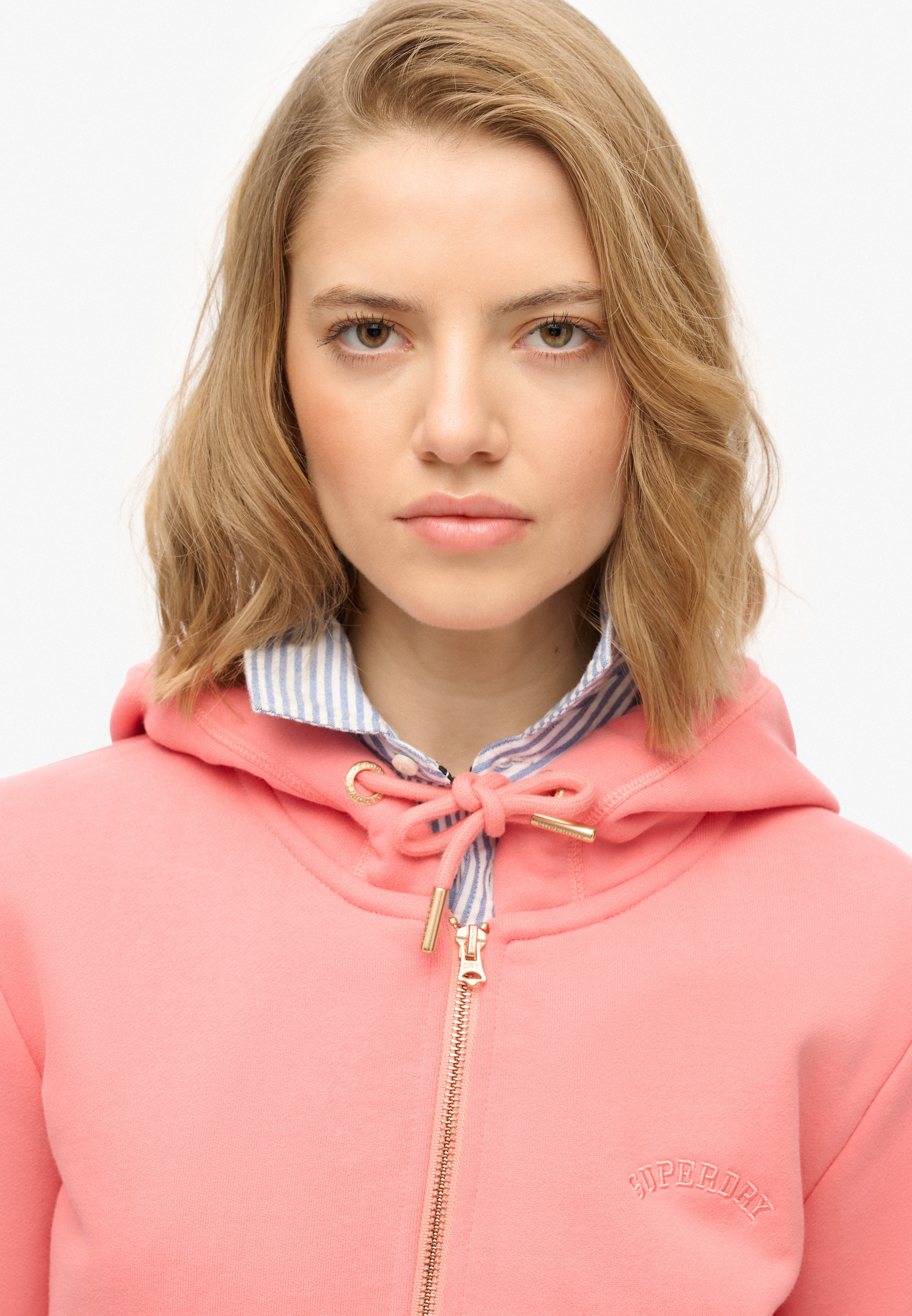 Superdry Kapuzensweatjacke »ESSENTIAL LOGO ZIPHOOD HB«