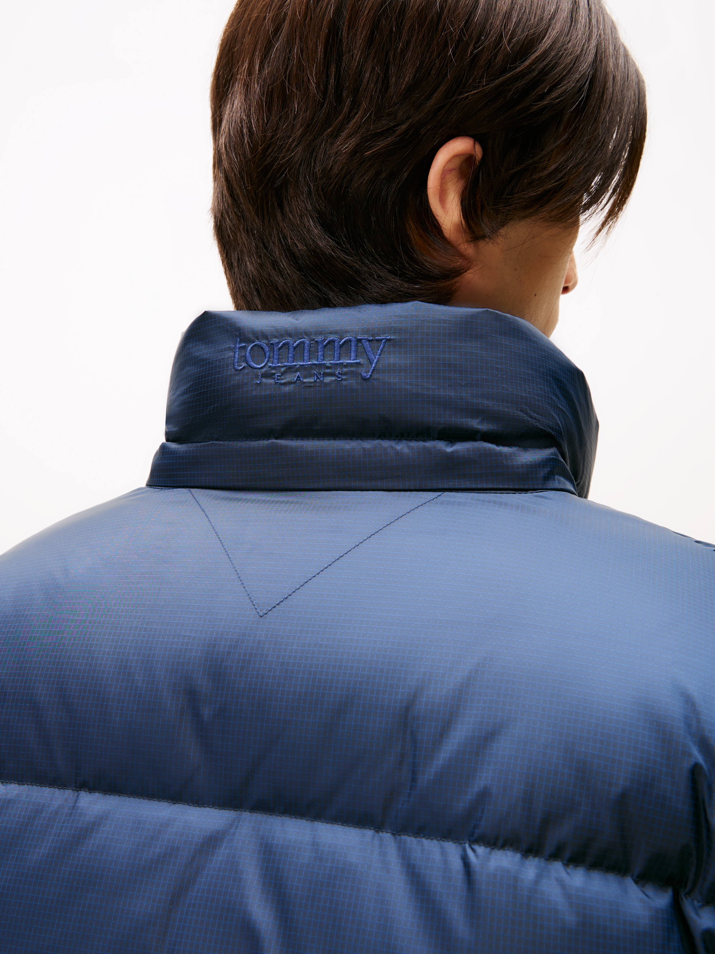 Tommy Jeans Steppjacke »ALASKA DOWN PUFFER« mit Kapuze Übergangsjacke Regular fit mit abnehmbarer Kapuze