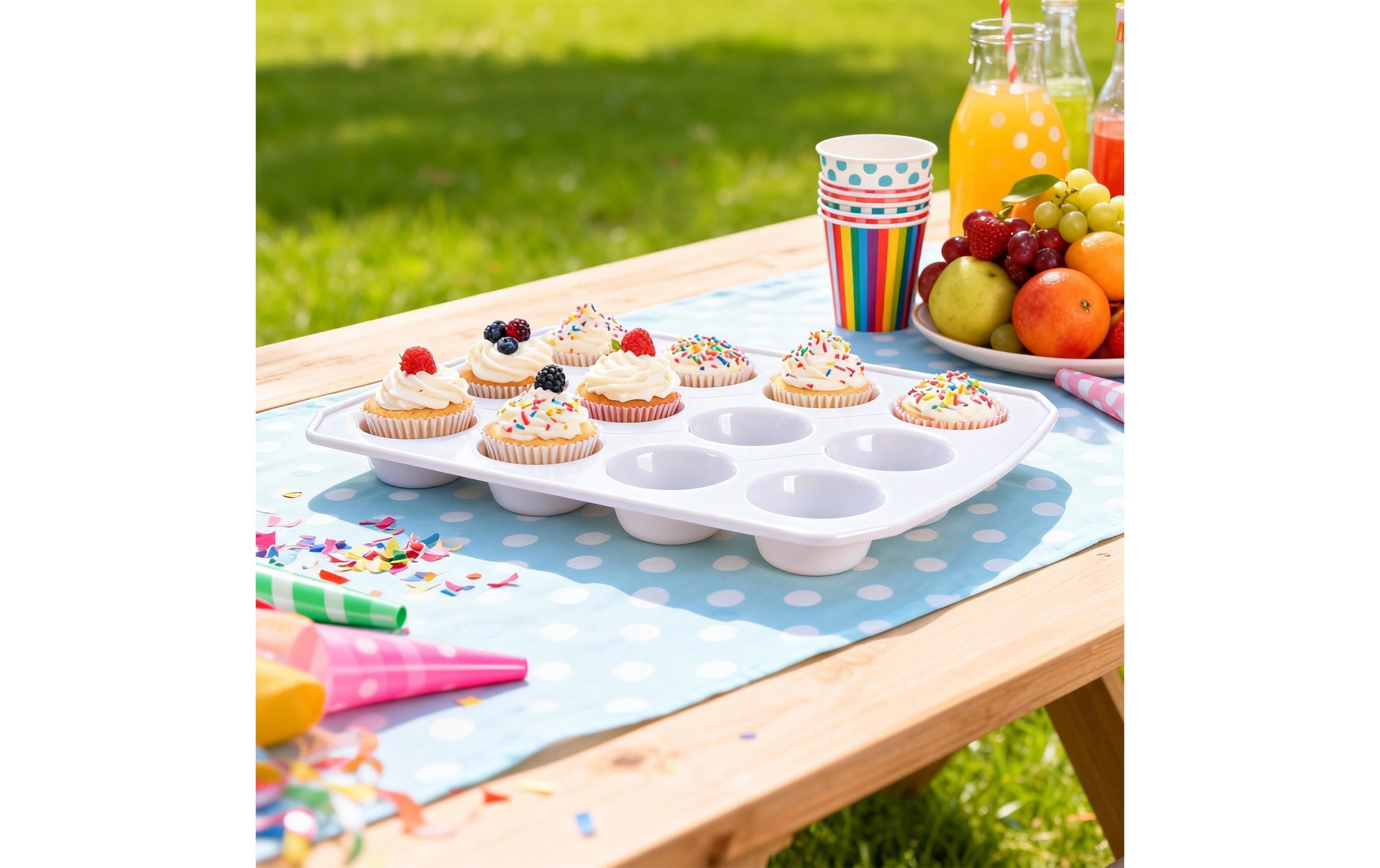 relaxdays Boîte de transport de gâteaux »für 24 Stück Muffin«