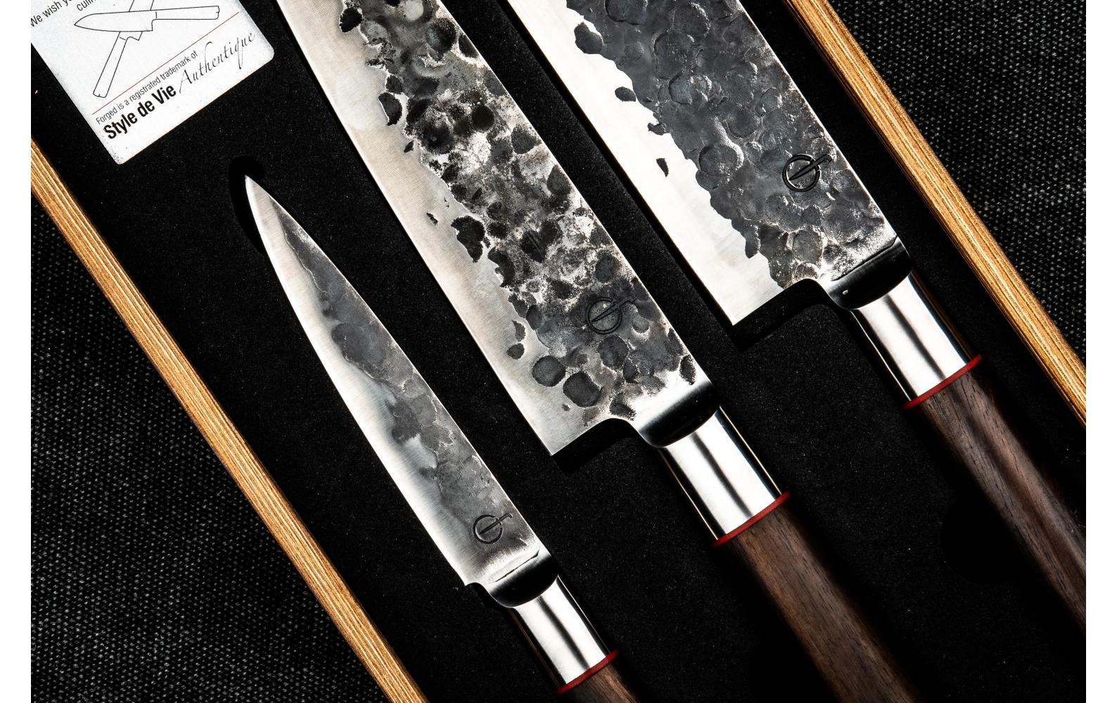   Sets de couteaux »Forged 3tlg. Sebra«