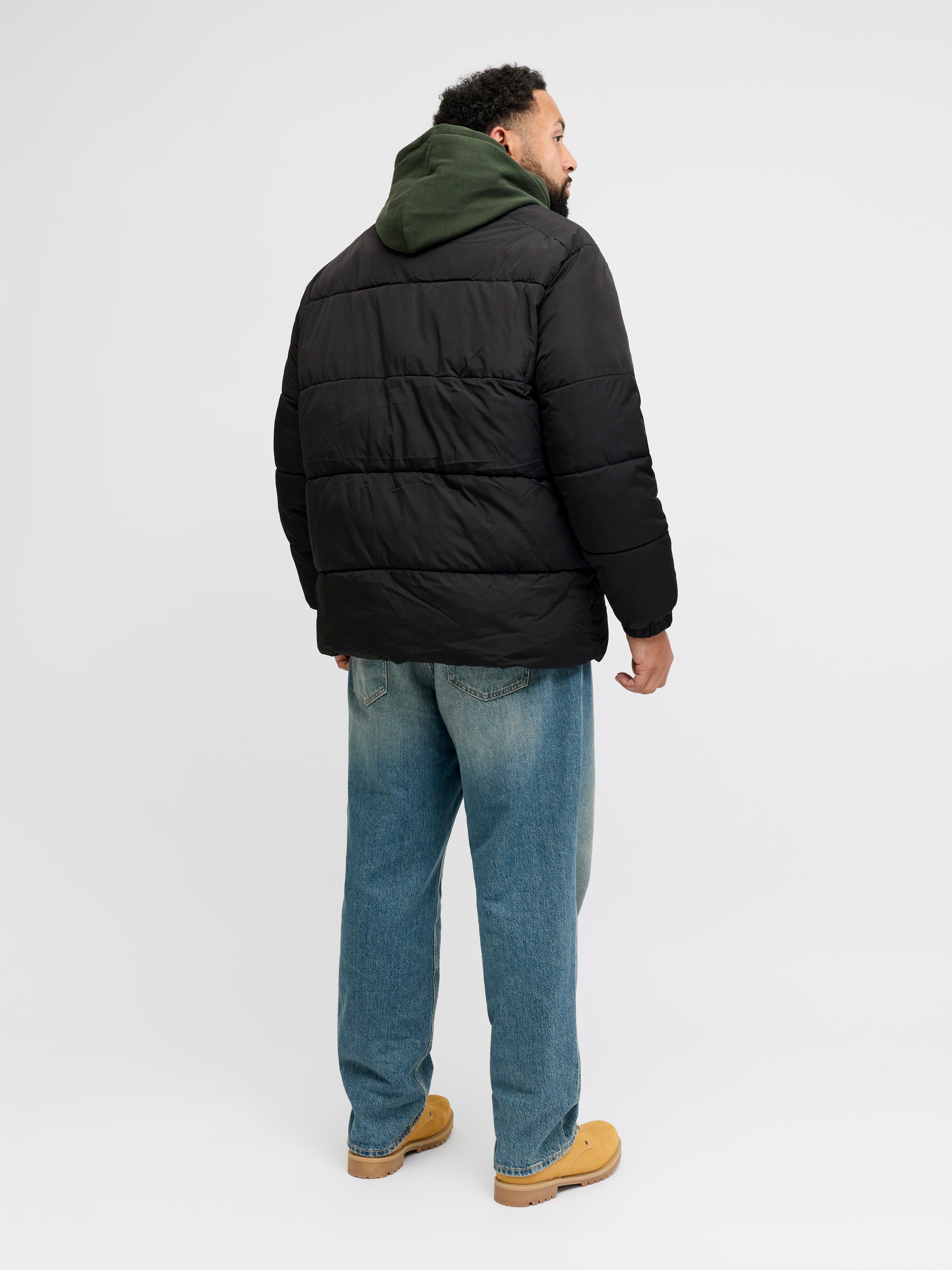 Jack & Jones PlusSize Veste matelassée »JJMAZE PUFFER COLLAR PLS« ohne Kapuze