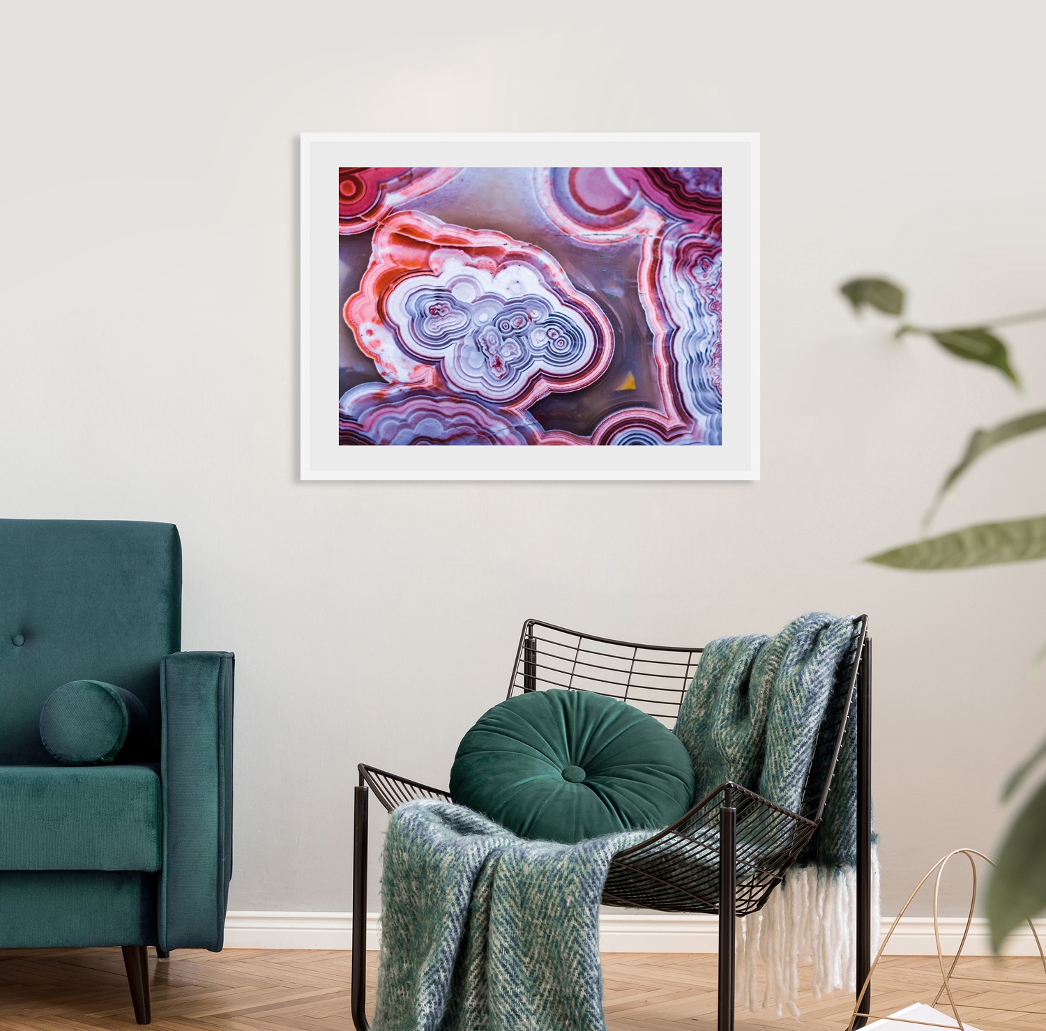 queence Image »Brad« gerahmt, Abstrakt, Marmor