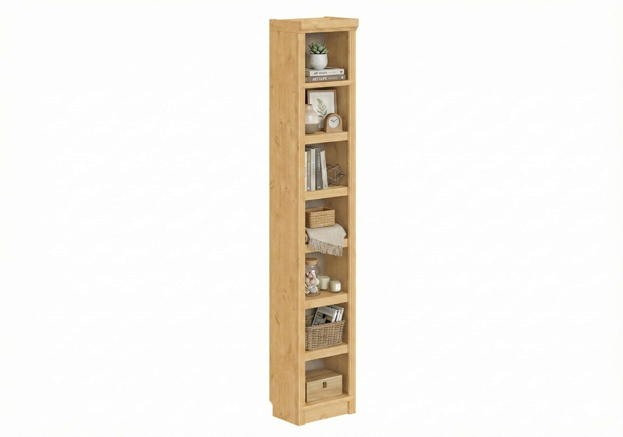 GOODproduct Bücherregal »Soeren Regal B/T/H: 40/29/220 cm« Kiefer FSC®-zertifiziert, 7 Fächer und 6 Einlegeböden