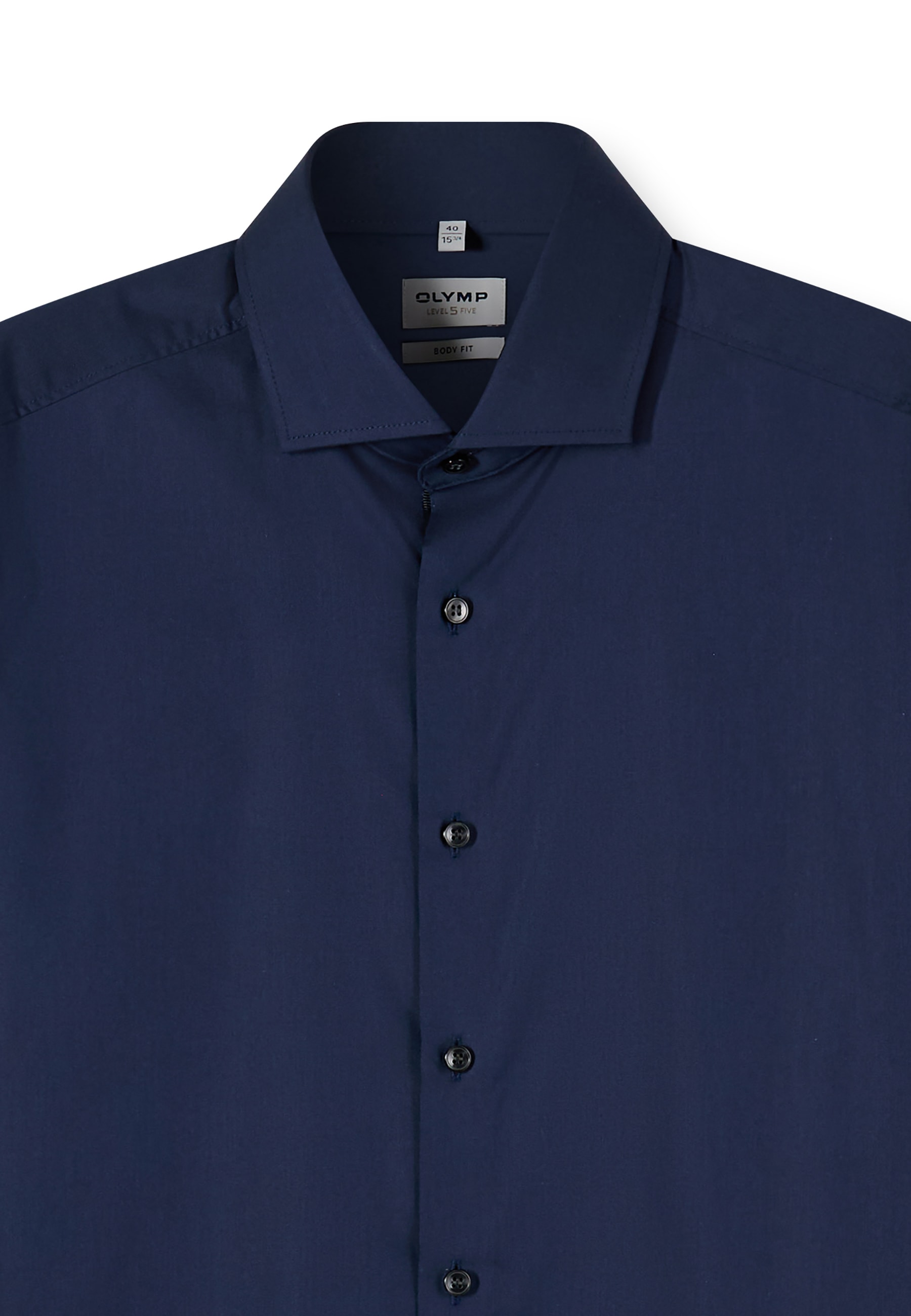 OLYMP Chemise à manches longues »Level Five« Businesshemd, unifarben, body fit, Royalkentkragen