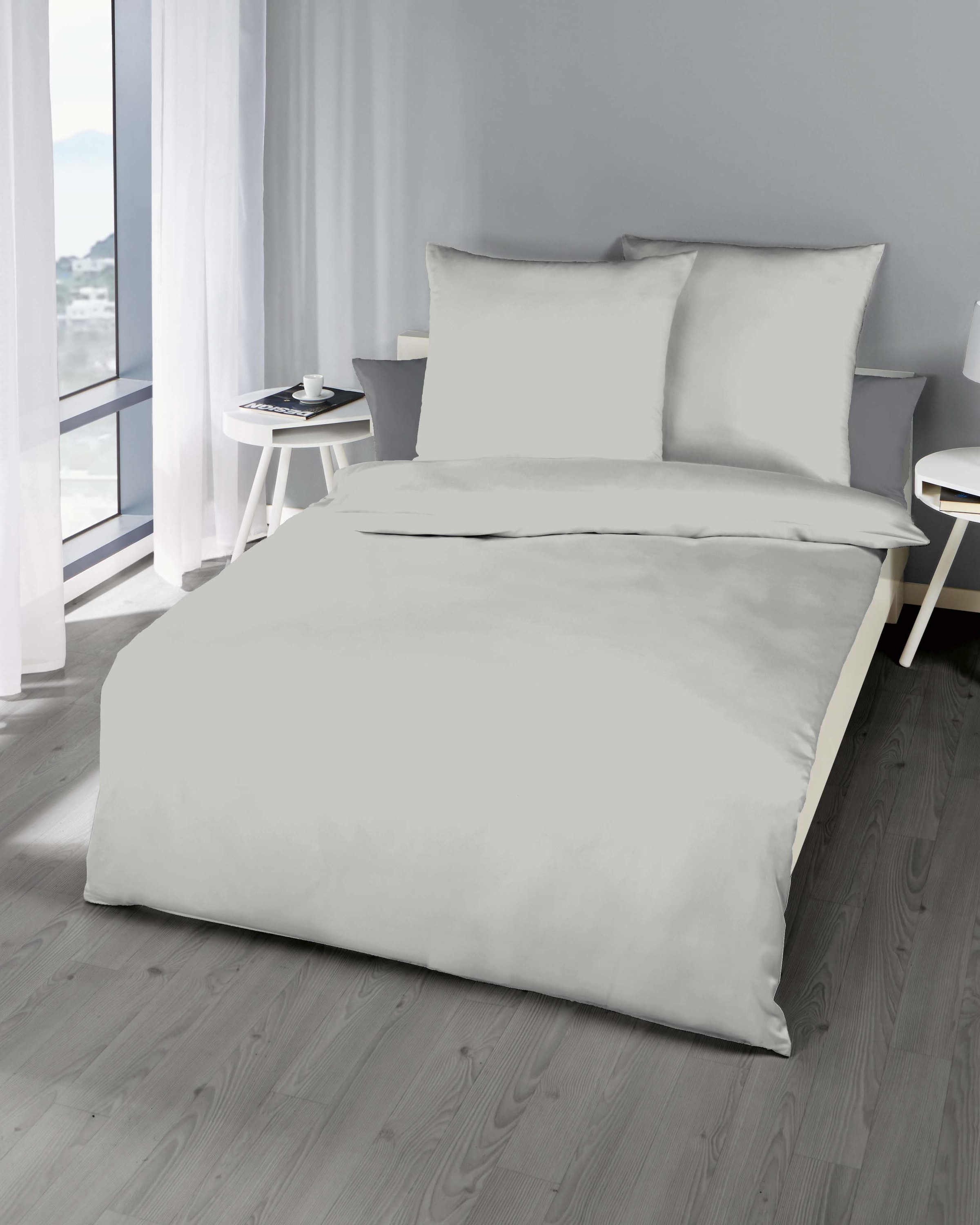 Kaeppel Linge de lit »Uni« 2 cuis Unifarben