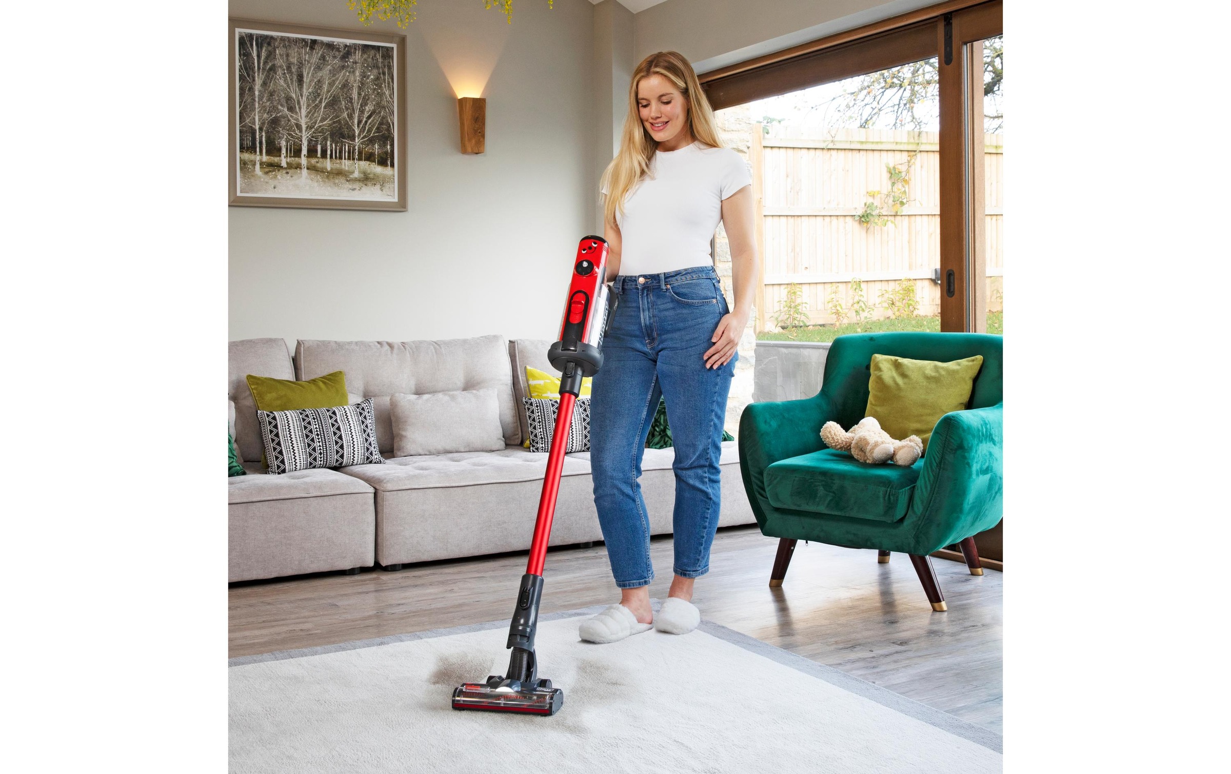 Numatic Akku-Hand-und Stielstaubsauger »Numatic HenryQuick rot«