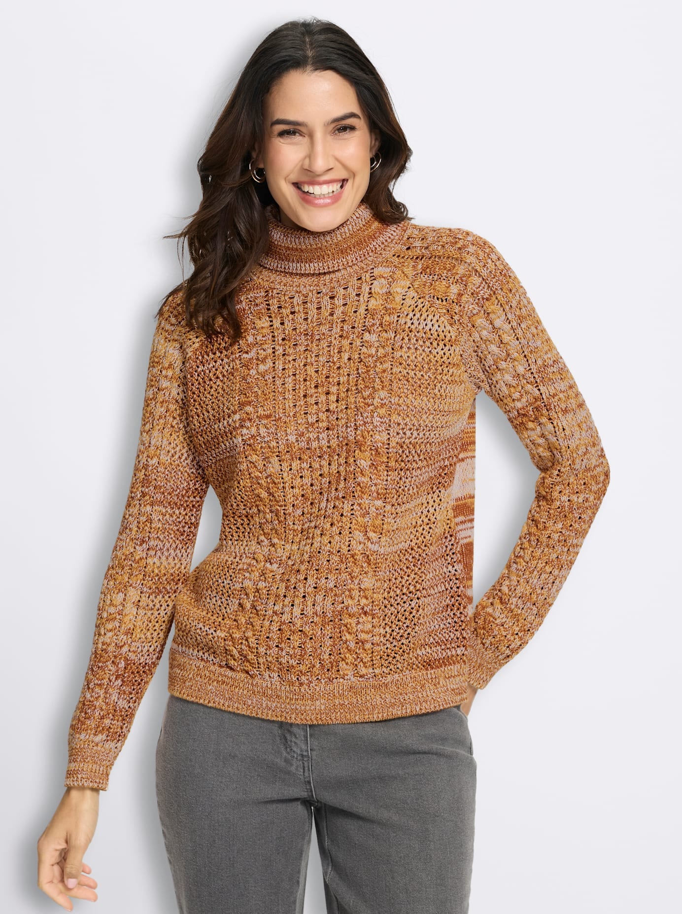 Inspirationen Pull à col roulé »Rollkragen-Pullover«
